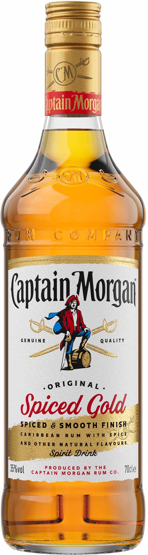 Captain Morgan Spiced Gold (Rum-Basis) 35% Vol