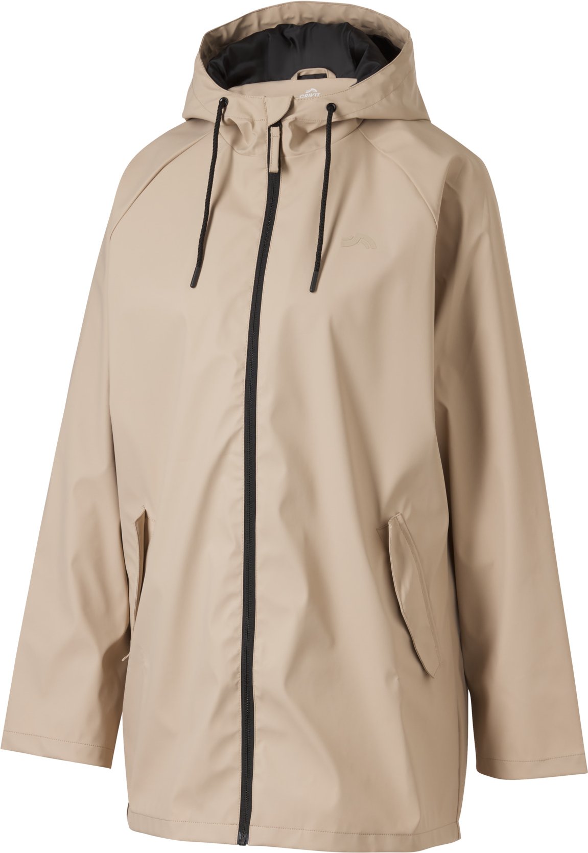 CRIVIT Damen Regenparka (Beige, M(40/42))
