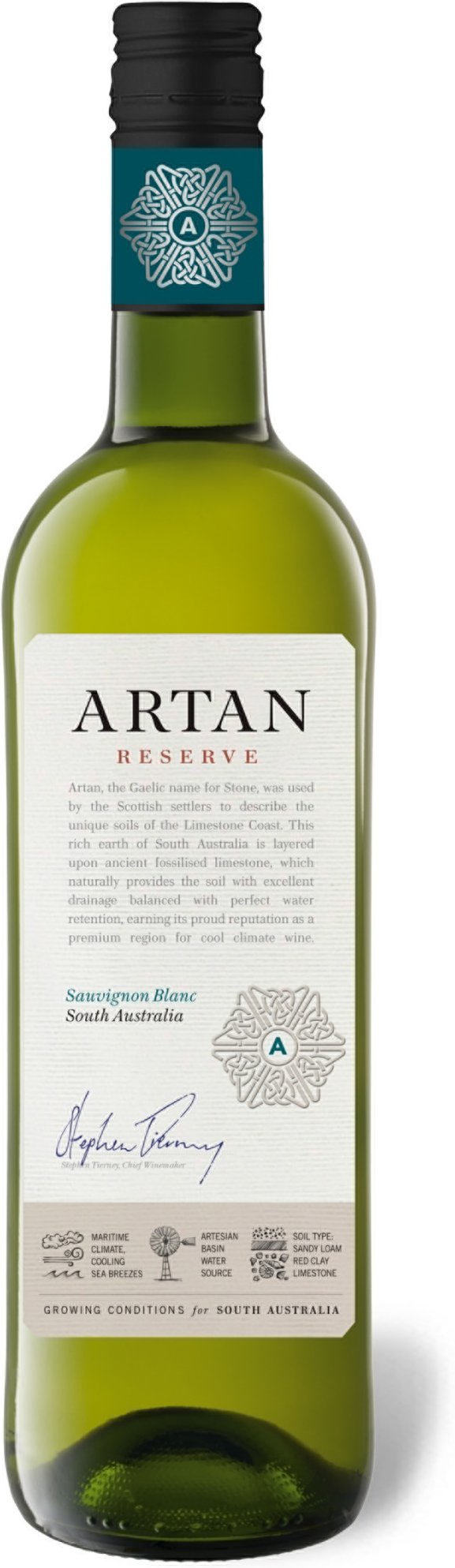 Artan Reserve Sauvignon Blanc South Australia trocken, Weißwein 2022