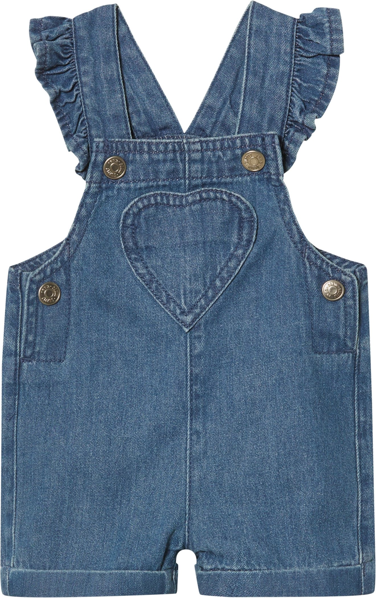 lupilu® Baby Latzhose Jeans kurz (Blau, 68)""