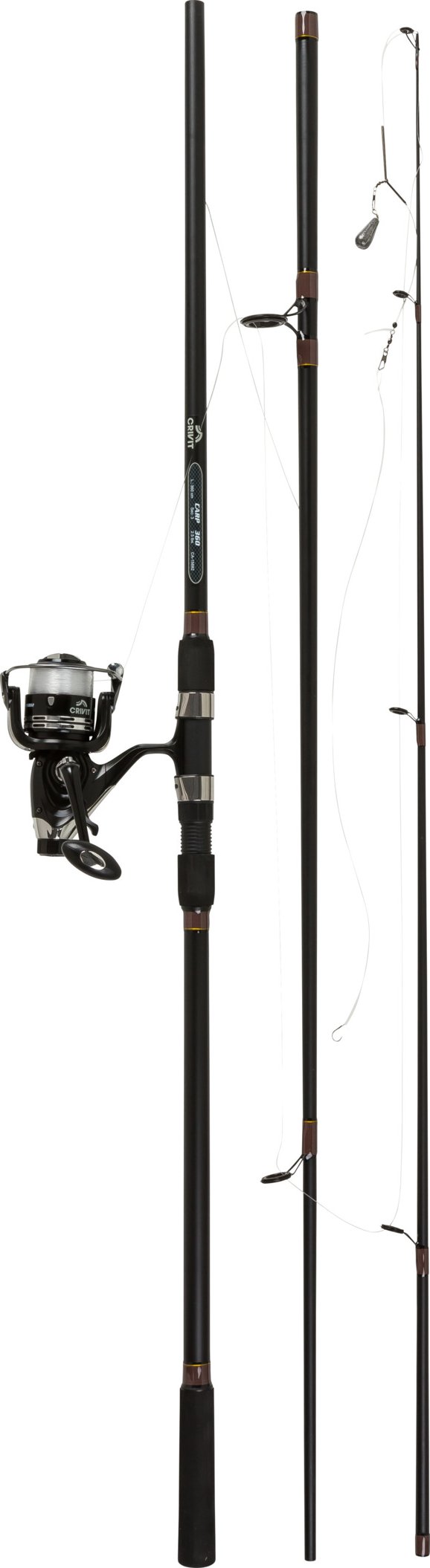Thumbnail - CRIVIT Carbon Angel-Set (Carp 360 (12ft.)-3-2,5 LBS)