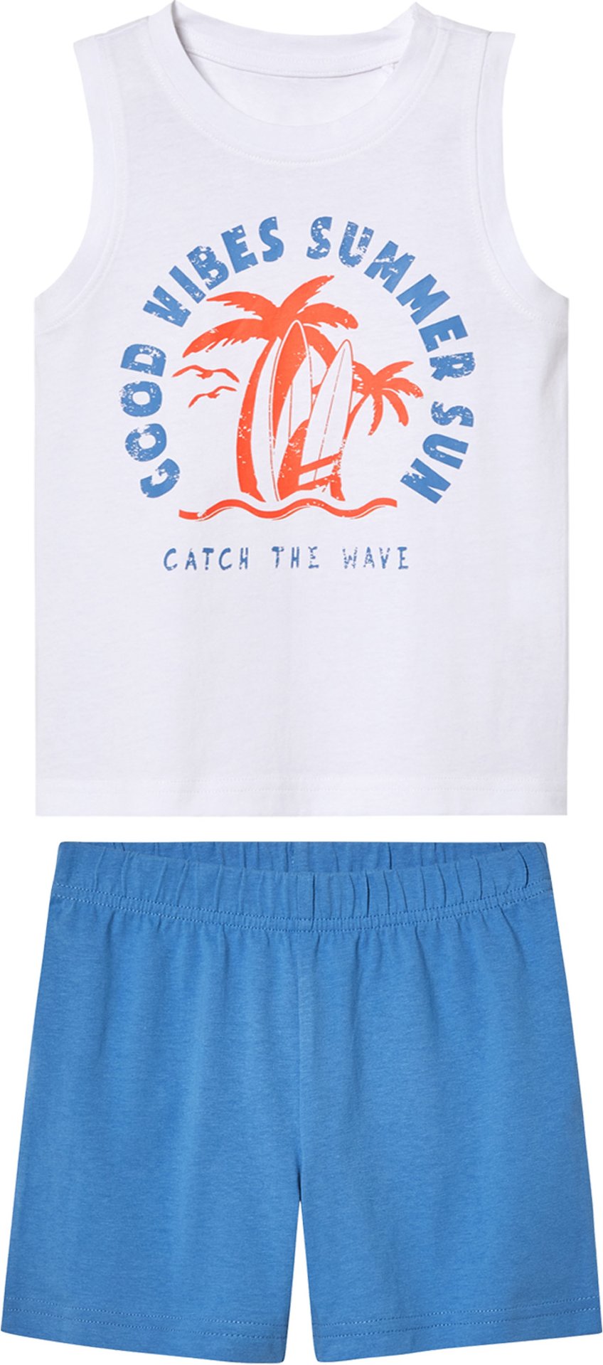 lupilu® Kleinkinder Jungen Shorty (weiß/blau, 122/128)