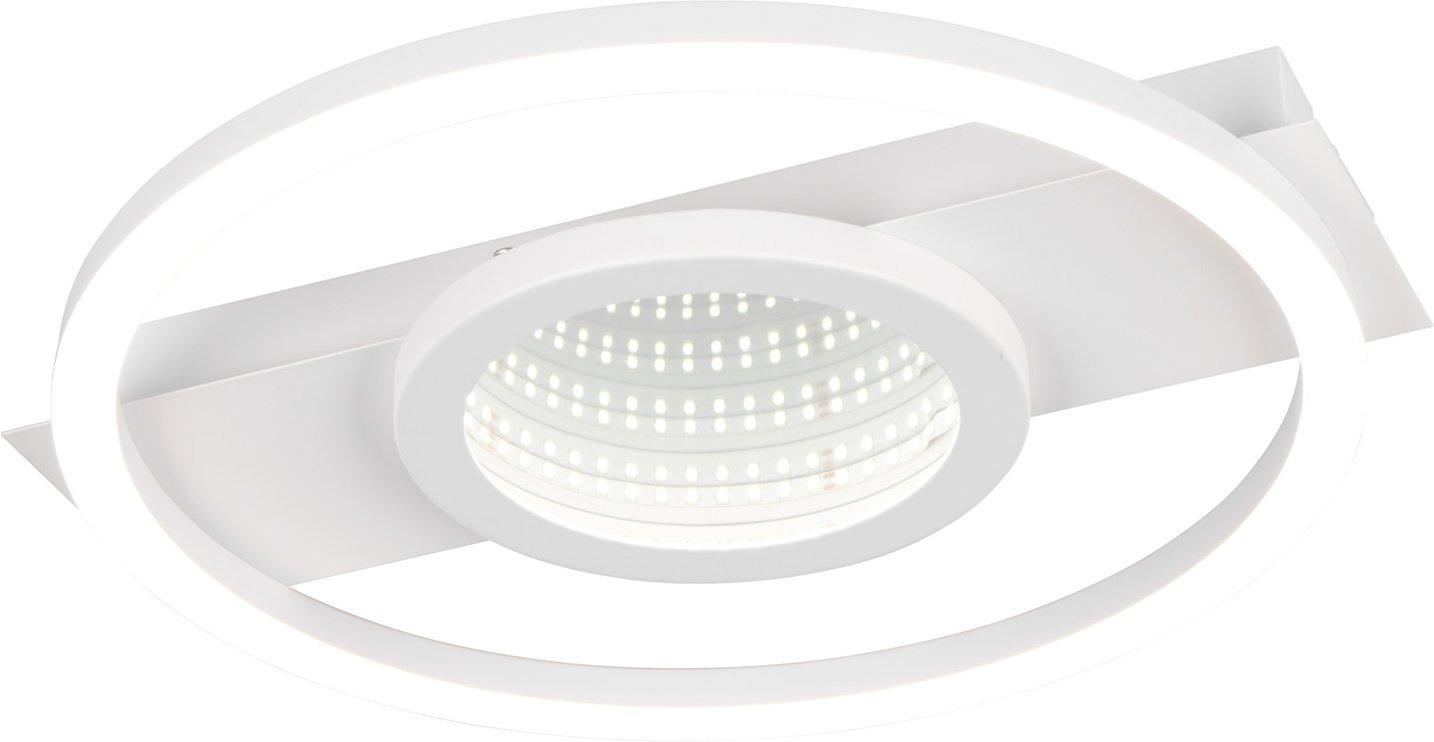 Reality Leuchten Deckenleuchte Wheeler (Weiß matt, 5 cm)