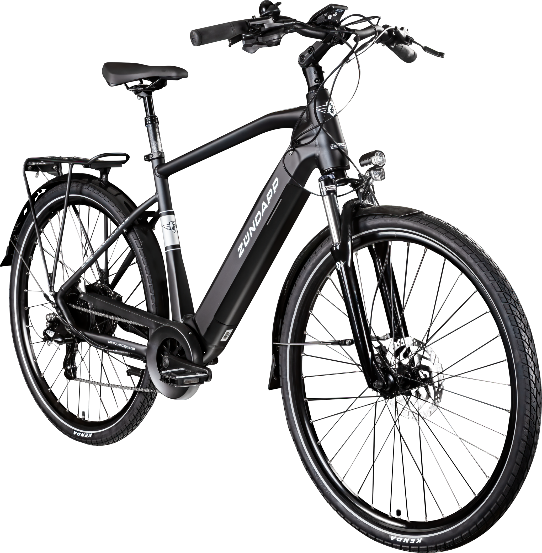 Zündapp Z810 E-Trekkingbike (Herren, Schwarz/weiß)