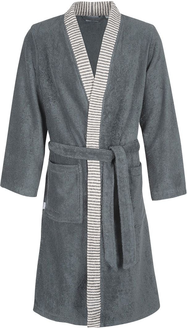 Egeria Bademantel Bruno für Herren (Dunkelgrau, S)