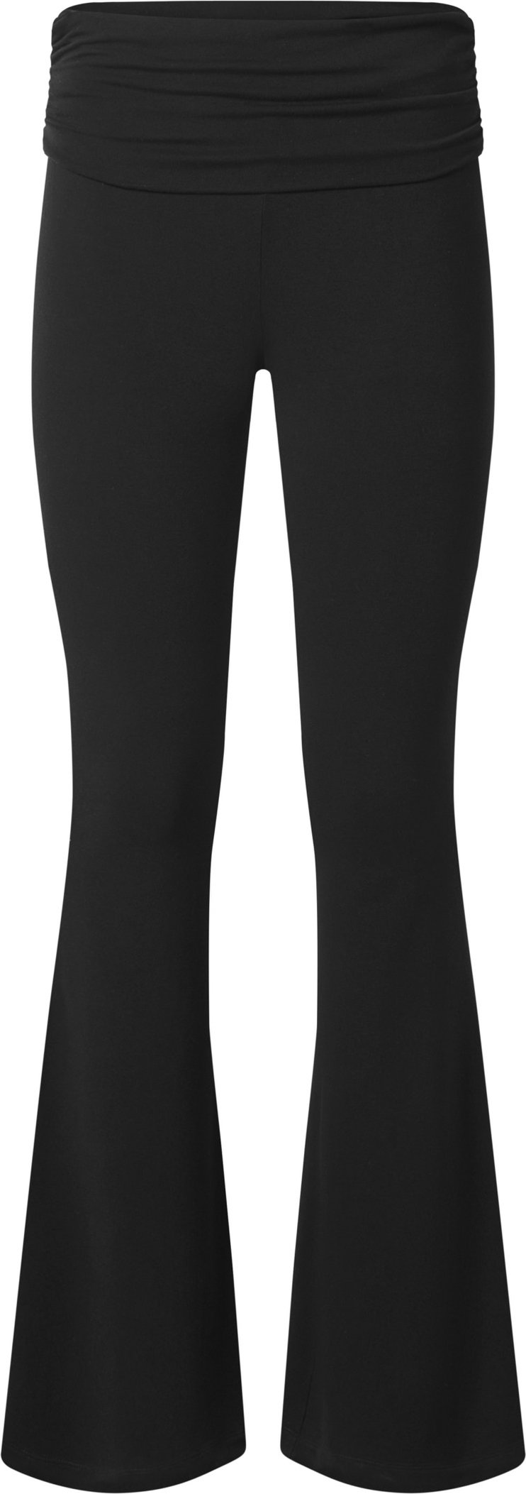 esmara® Damen Leggings Comfort flared (Schwarz, L(44/46))