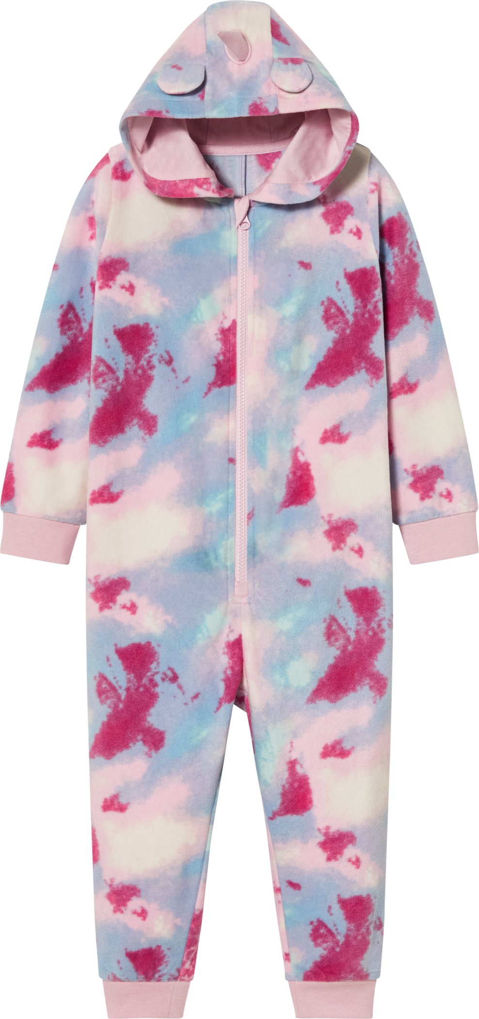 lupilu® Kleinkinder Mädchen Overall (110/116, pink/lila/weiß)