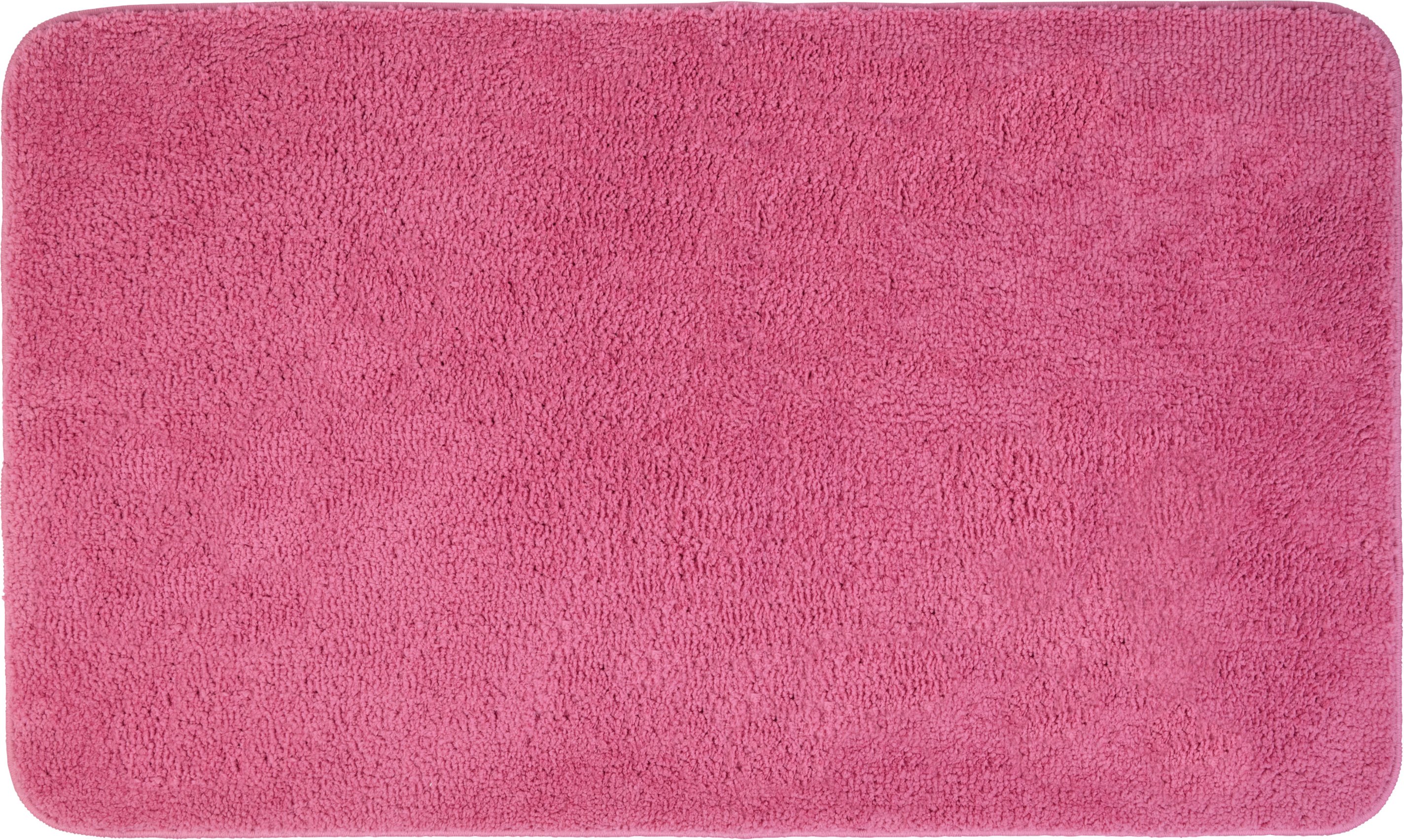 LIVARNO home Badezimmergarnitur 2tlg. (Teppich/ mit WC-Ausschnitt, pink)