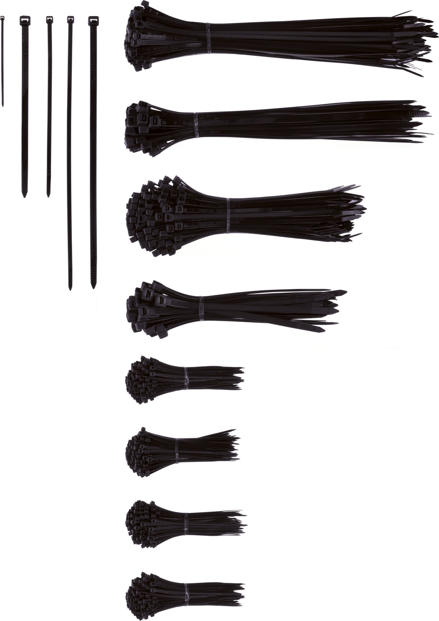 PARKSIDE® Kabelbinderset 1000tlg. XXL (Schwarz)