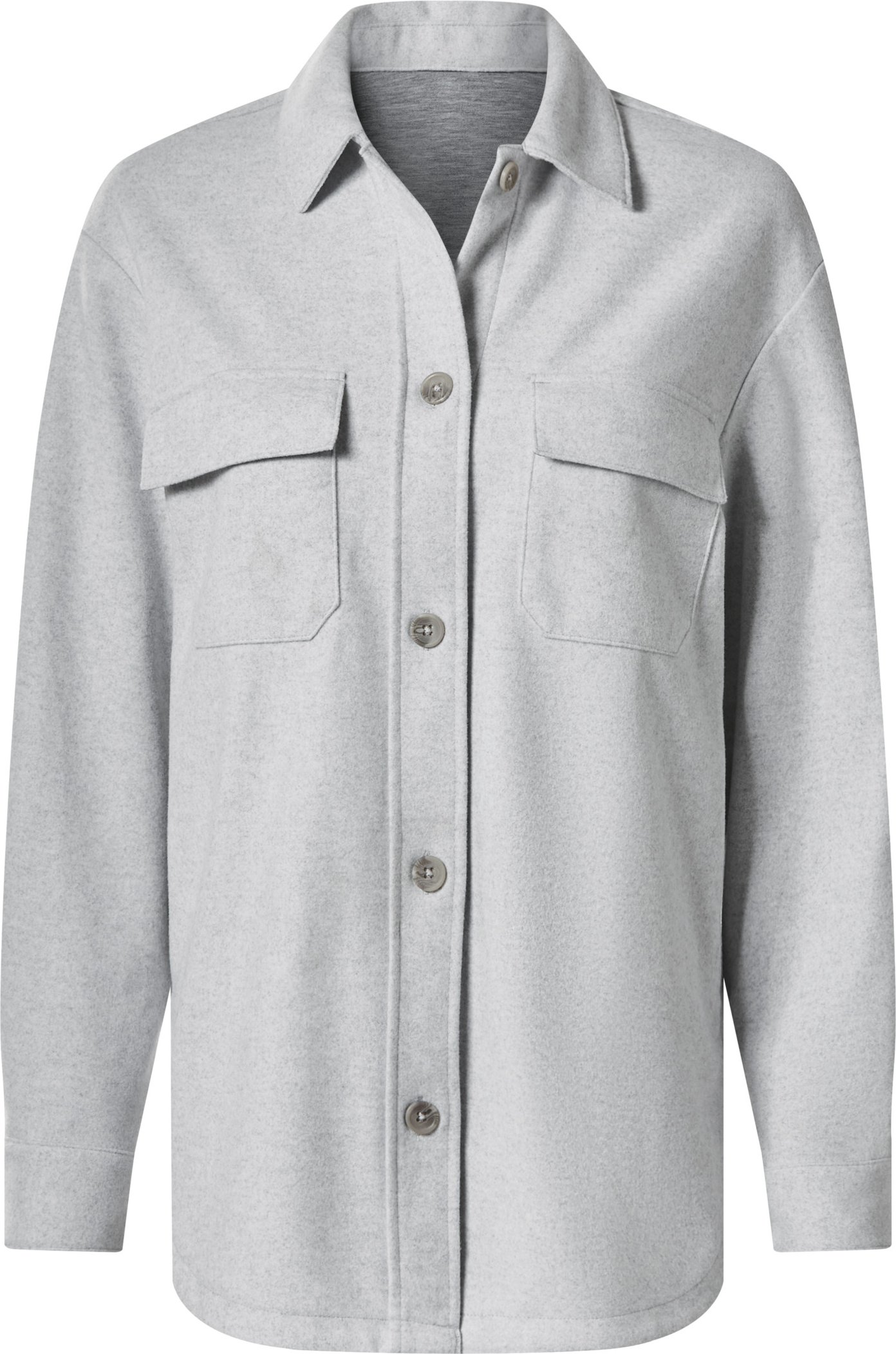 esmara® Damen Overshirt (Grau, XS(32/34))