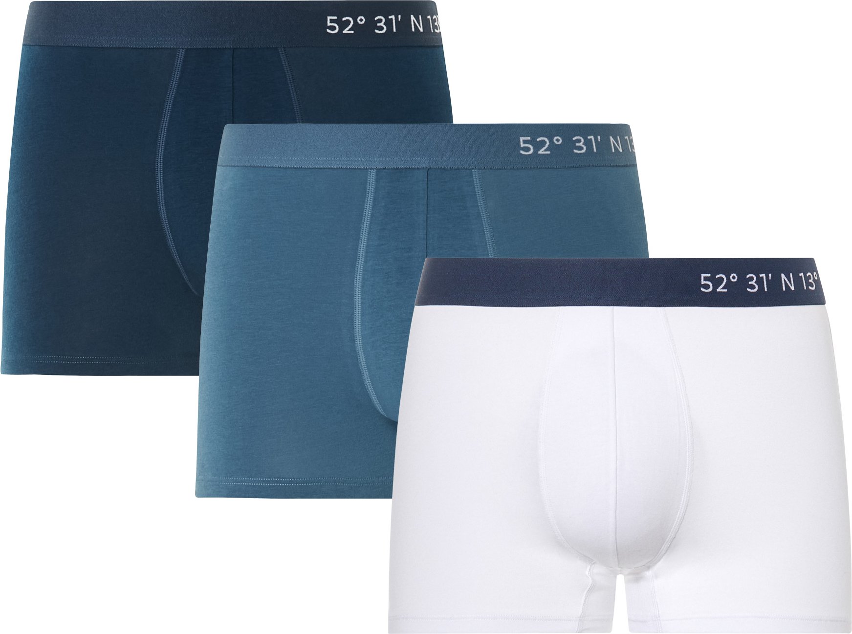 Thumbnail - LIVERGY® Herren Boxer 3er Pack (6/L, dunkelblau/blau/weiß)