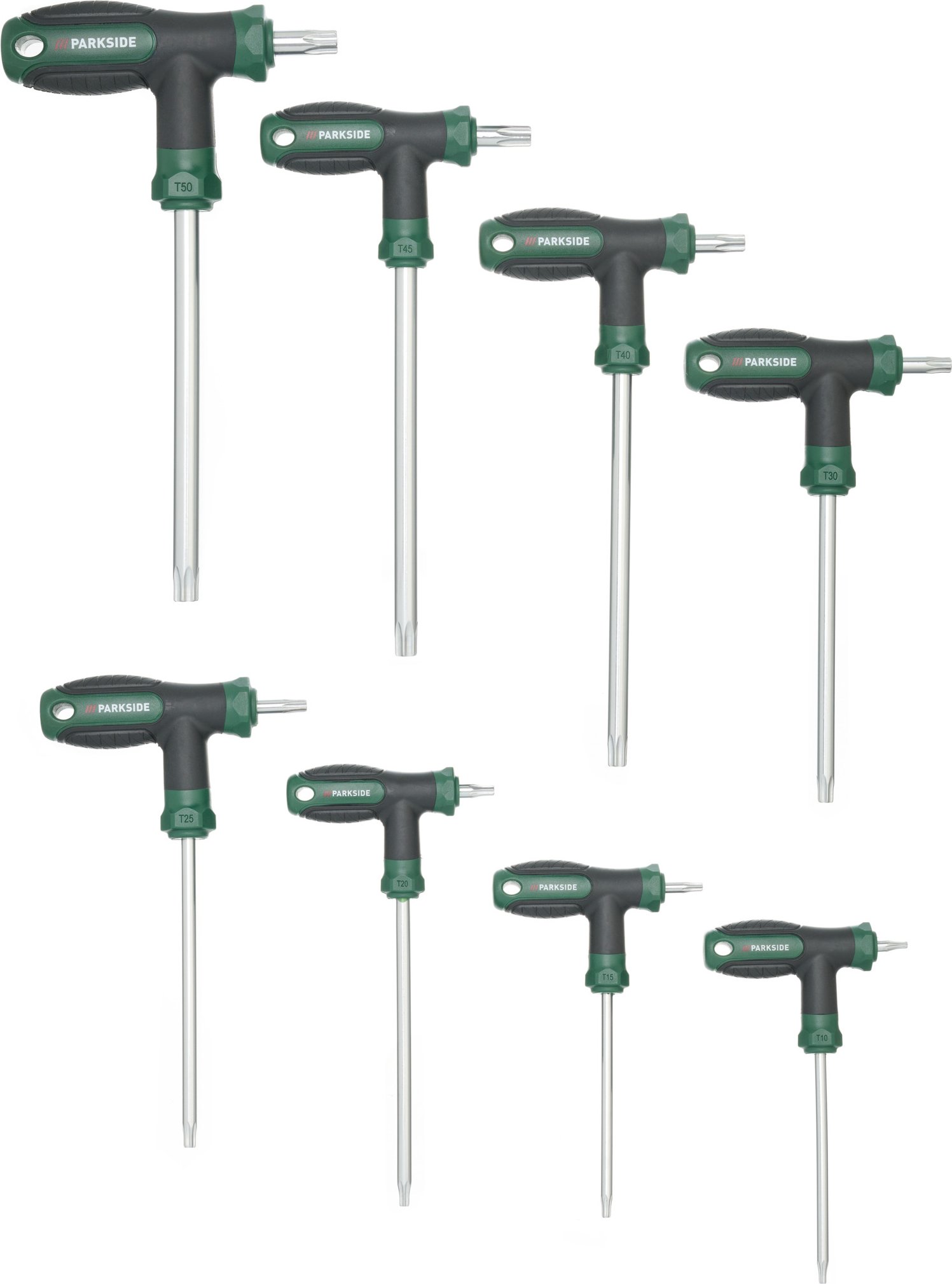 PARKSIDE® T-Griff Stiftschlüsselsatz, 8-teilig (TX Stiftschlüsselsatz)