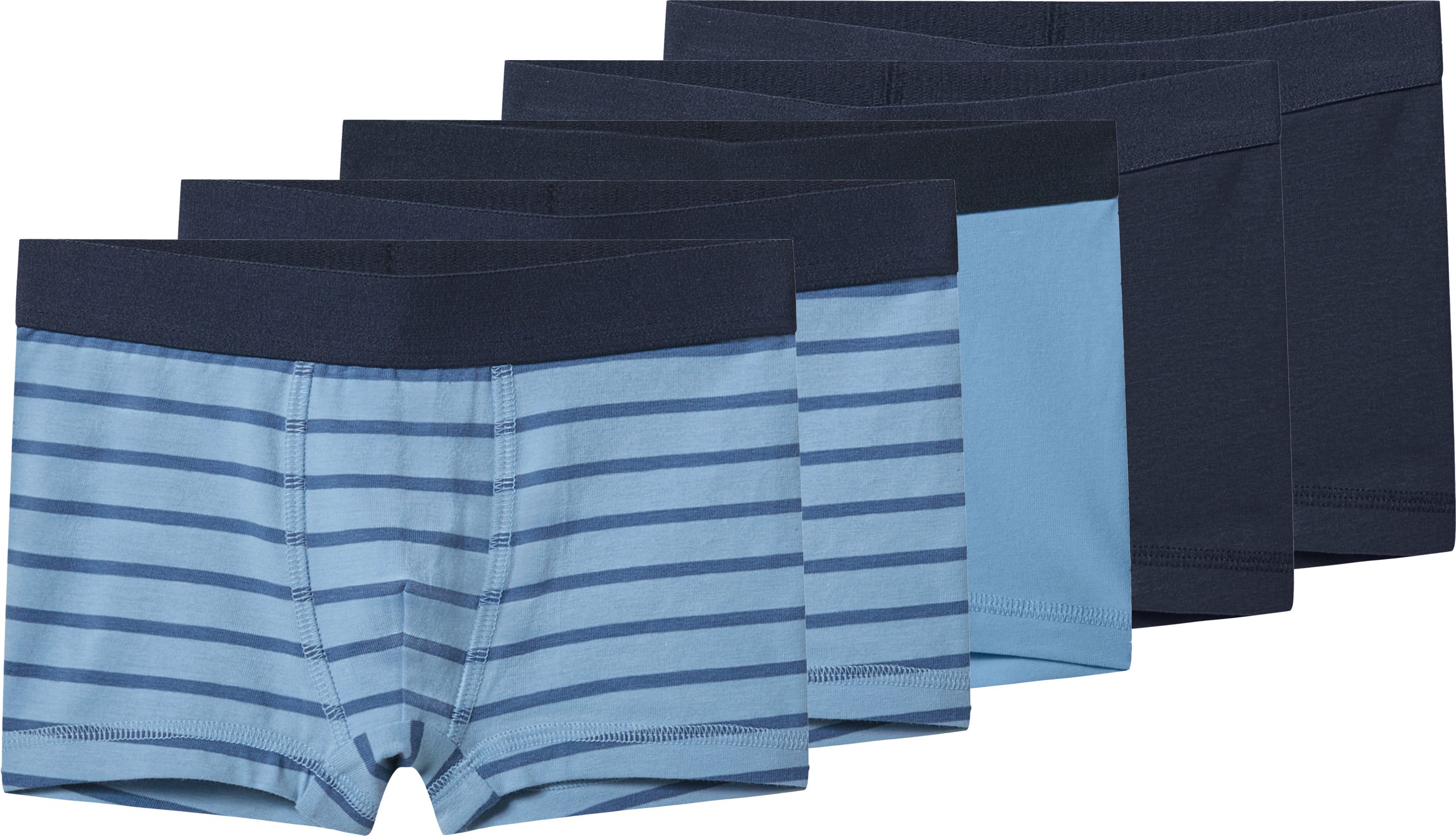 lupilu® Kleinkinder Jungen Boxer, 5 Stück (navy/blau, 110/116)