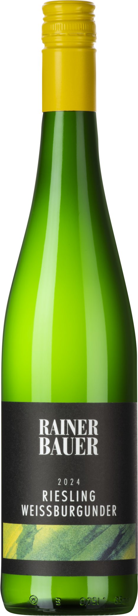 Rainer Bauer Riesling Weißburgunder halbtrocken, Weißwein 2024