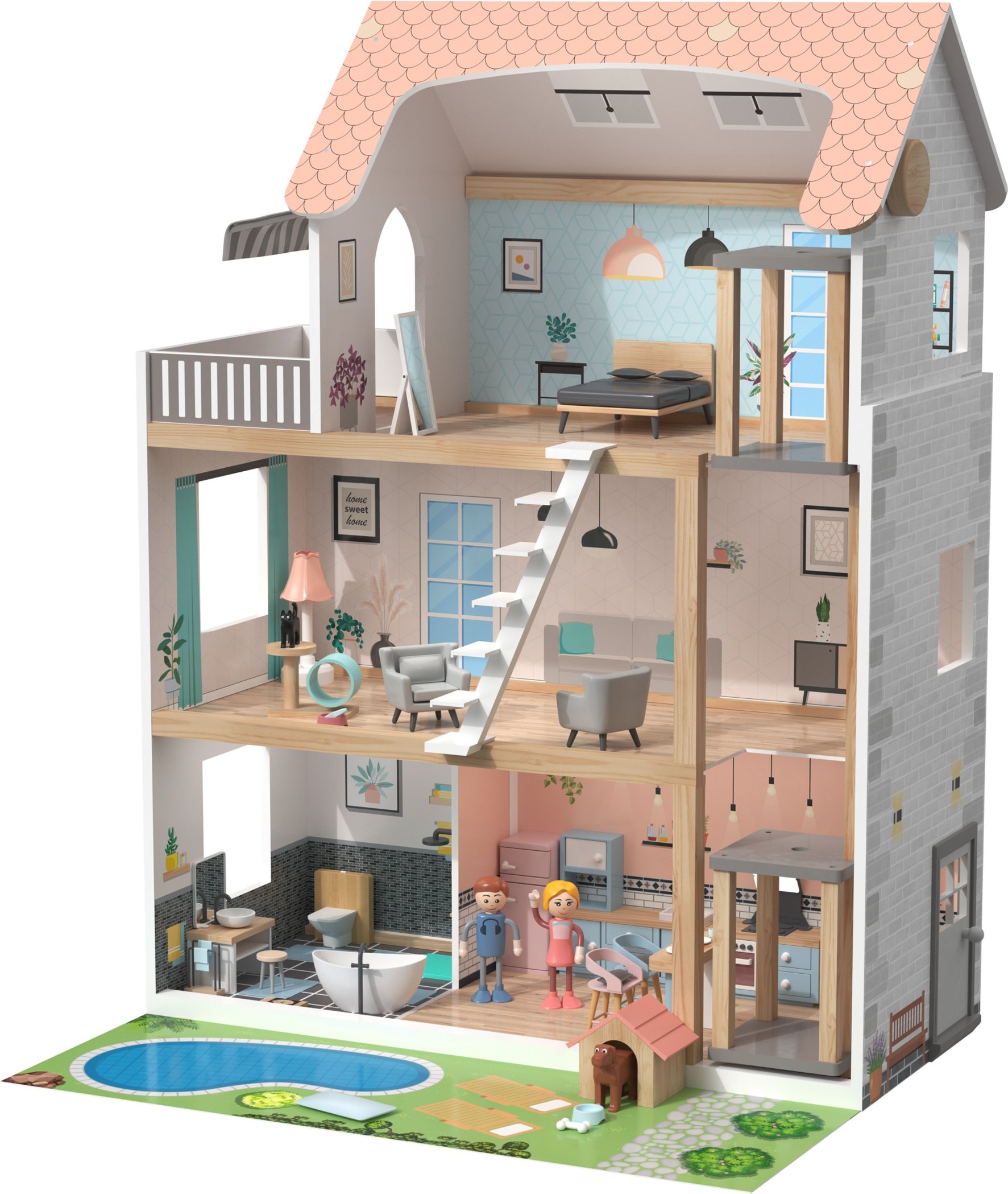 lupilu® XXL-Puppenhaus