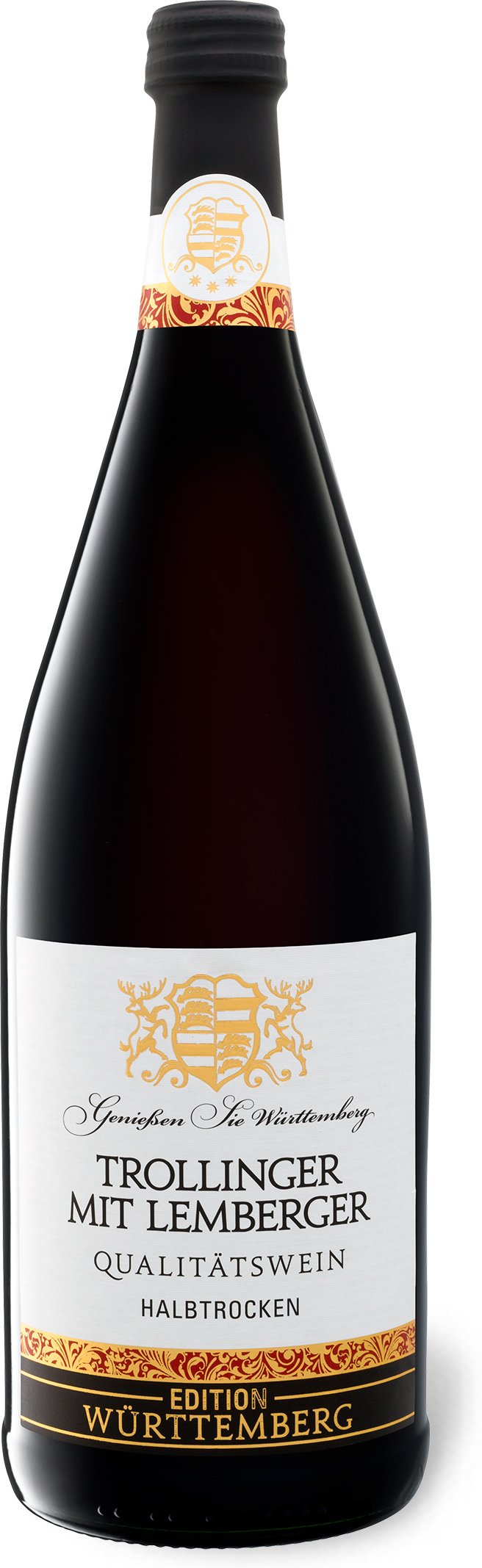Thumbnail - Trollinger mit Lemberger Edition Württemberg QbA trocken, Literflasche, Rotwein 2024