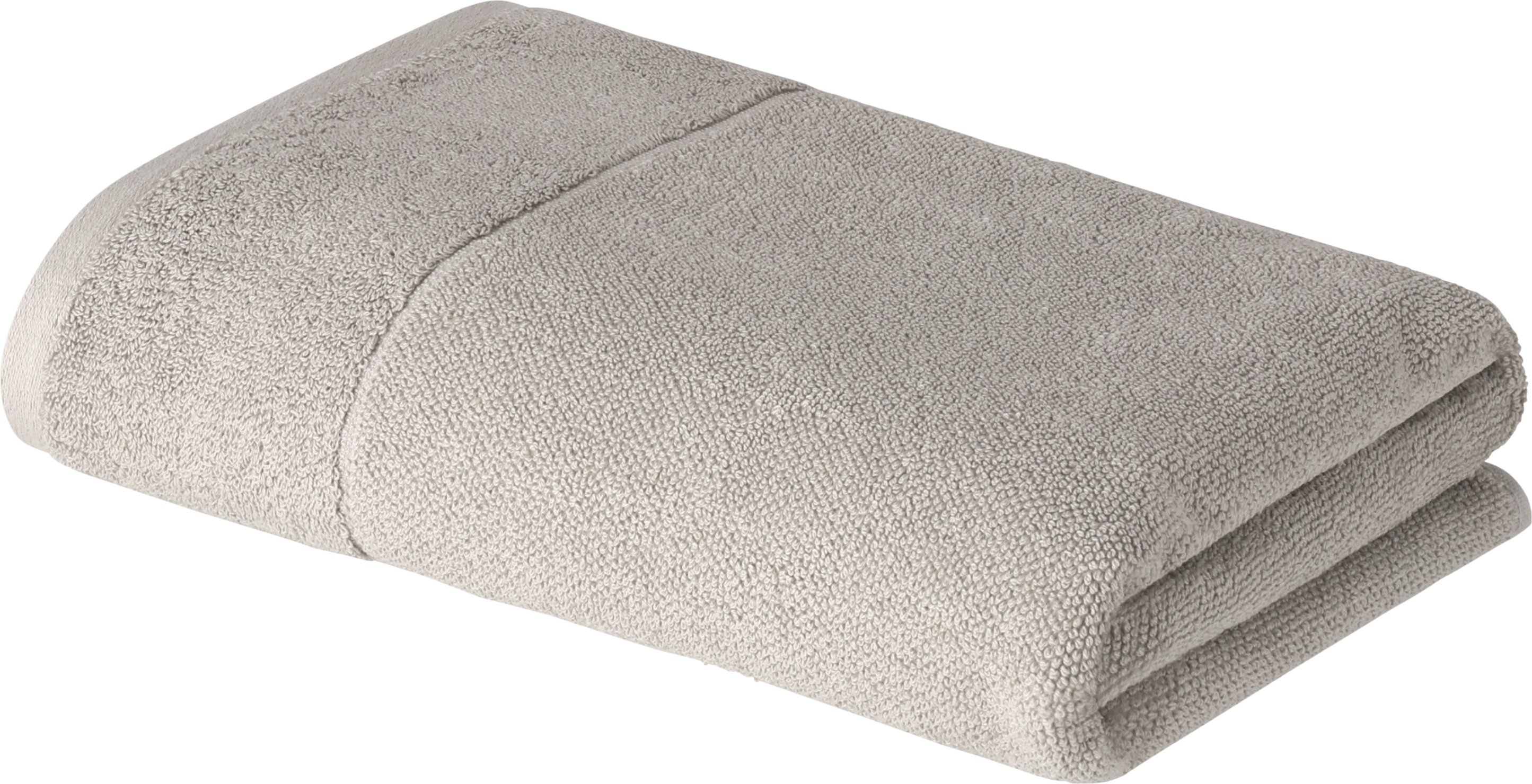 LIVARNO home Frottier-Handtücher, aus nachhaltigem Baumwollanbau, 70 x 140 cm (Hellgrau)