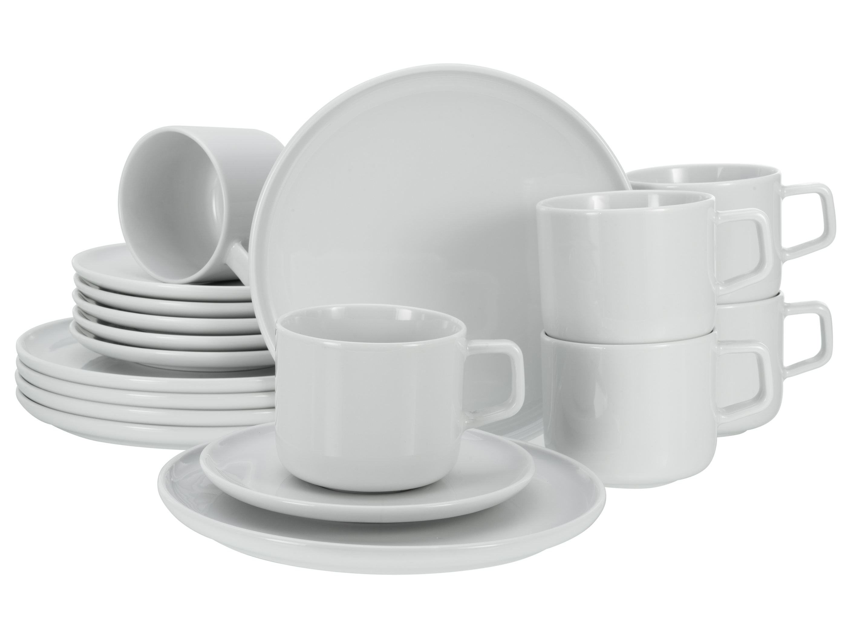 Creatable Geschirrset »Chef Collection« (18-teiliges Kaffeeservice, Weiß)