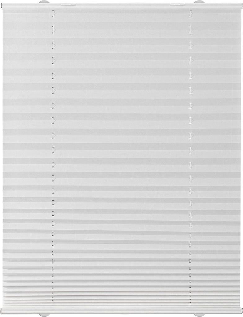 Lichtblick Plissee Haftfix, ohne Bohren (Weiß, 55x130 cm)