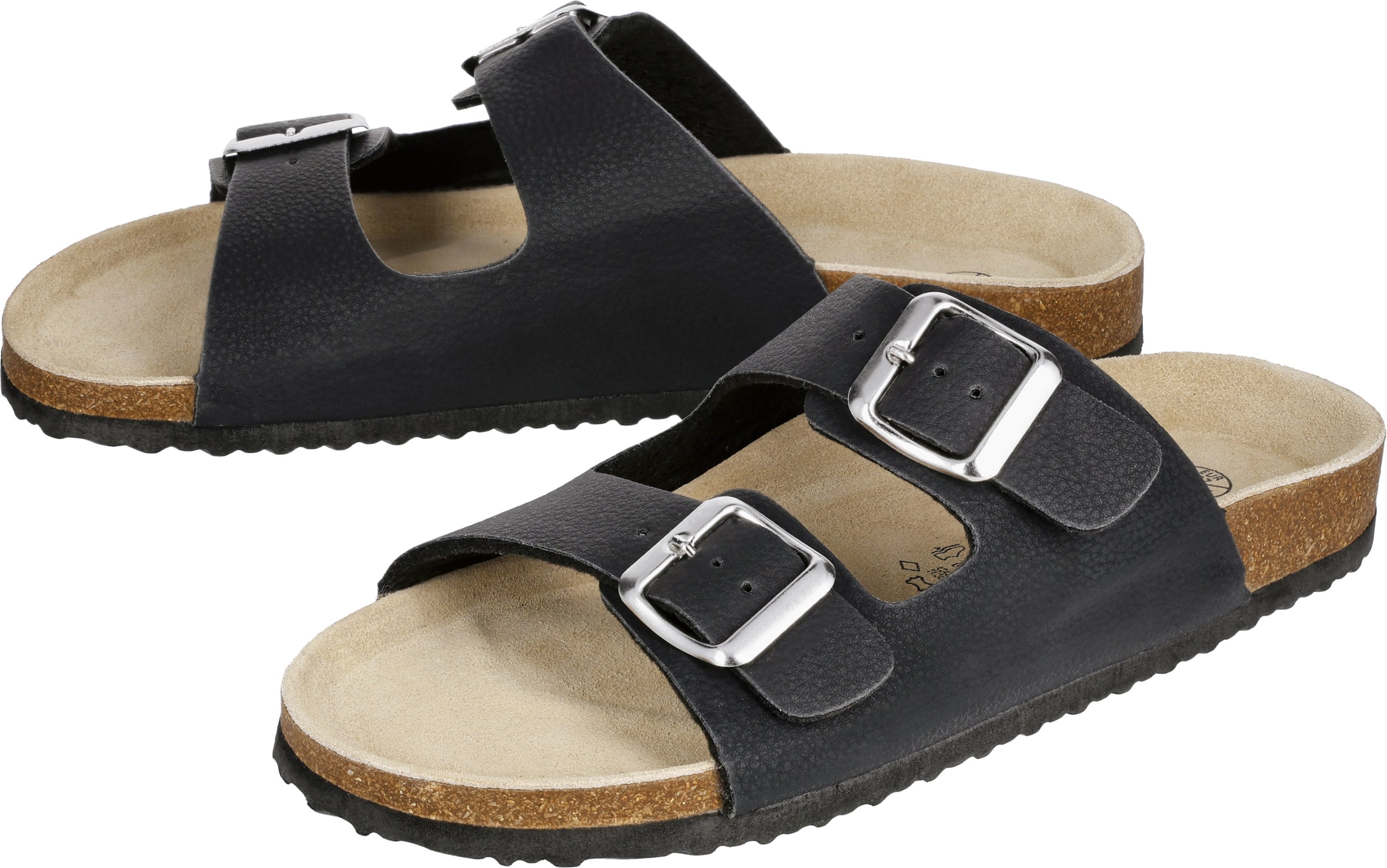 esmara® Damen Pantolette (Schwarz, 37)