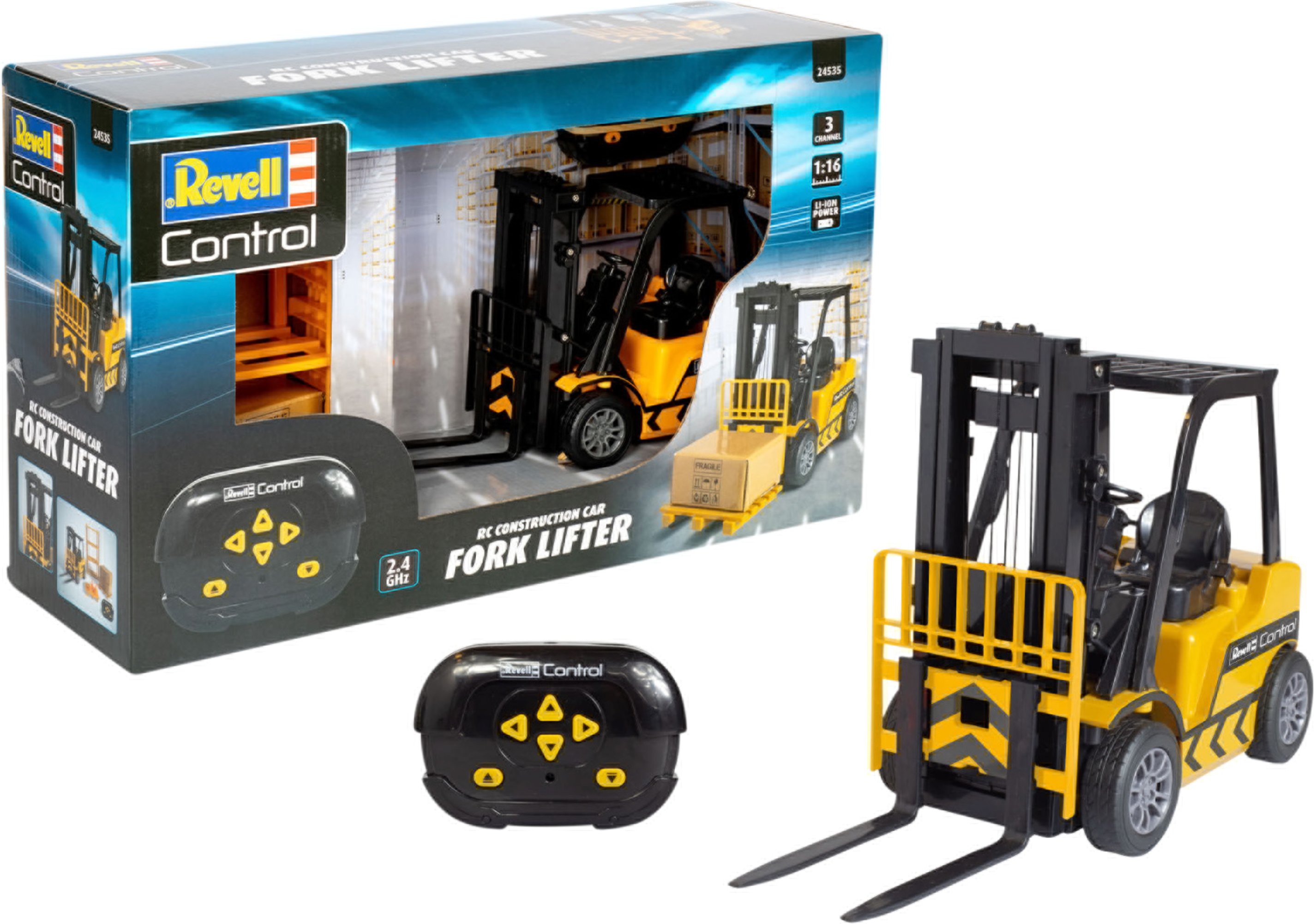 Revell RC-Gabelstabler, 2.4 GHz, inkl. USB-Ladegerät