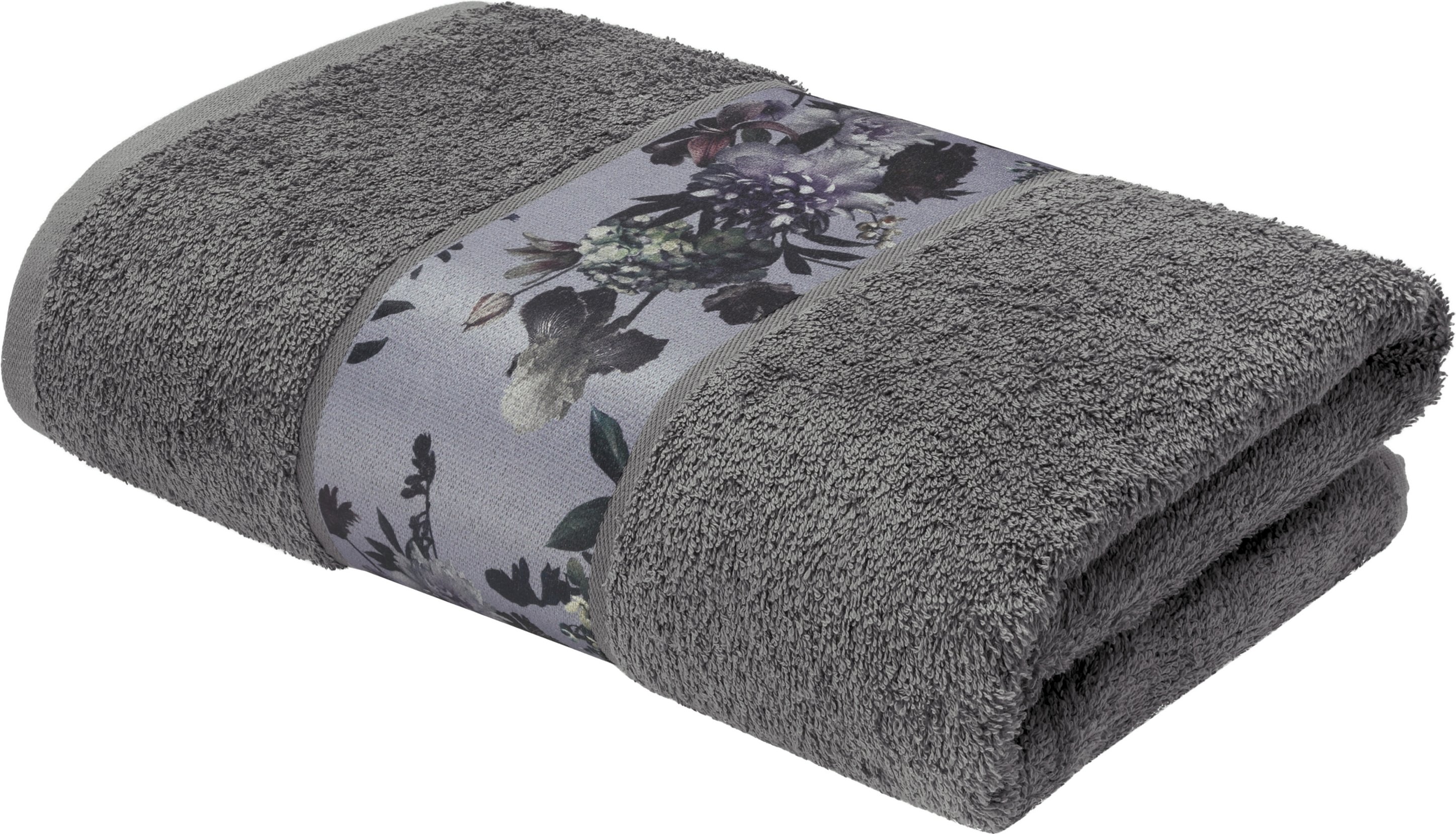 LIVARNO® Frottier-Badetuch, 70 x 140 cm (Grau)