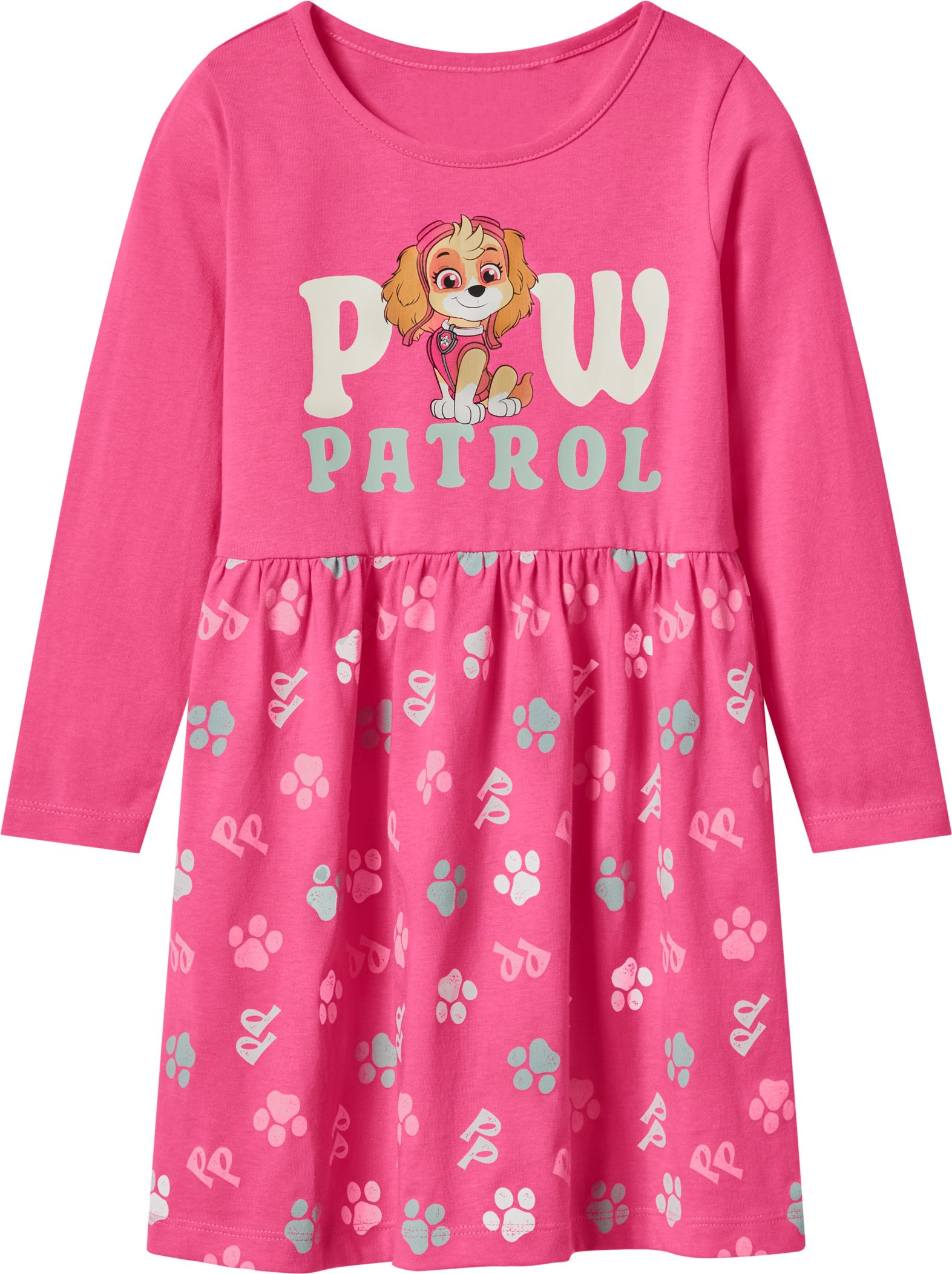 Kleinkinder Mädchen Kleid (Paw Patrol/pink, 122/128)