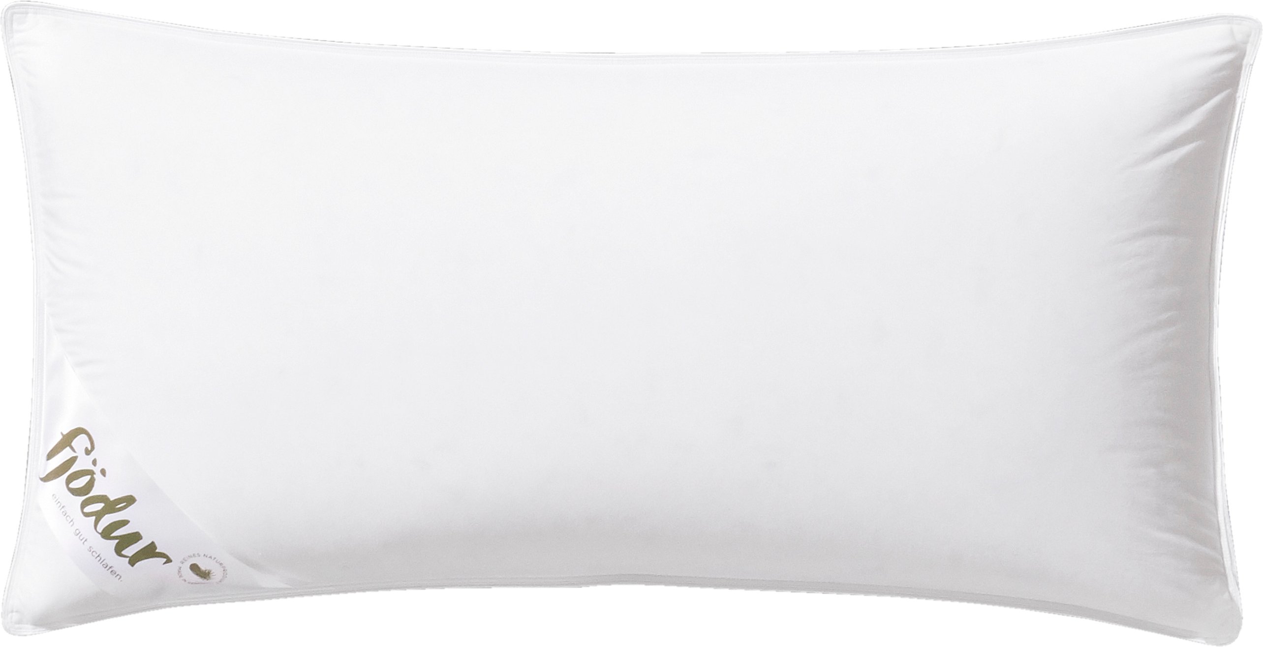 Fjödur Luxus 3-Kammer Gänsefeder- / Daunen-Kopfkissen (40 x 80 cm)