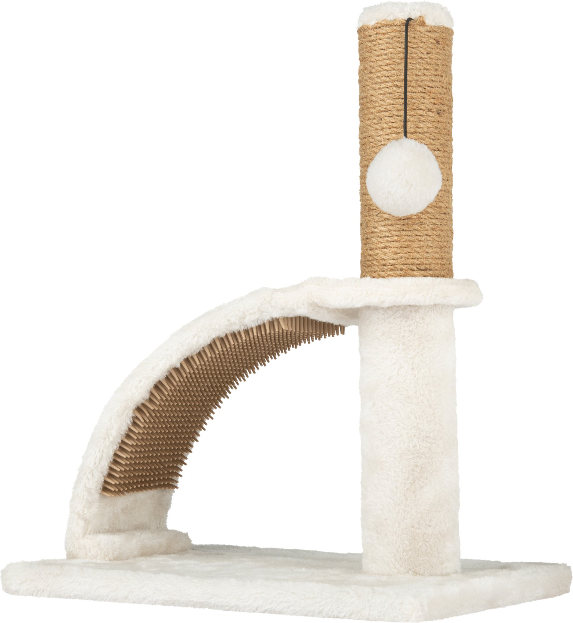 zoofari® Katzen Kratzstamm mit Massageelementen (Kratzstamm mit Massagebrett)