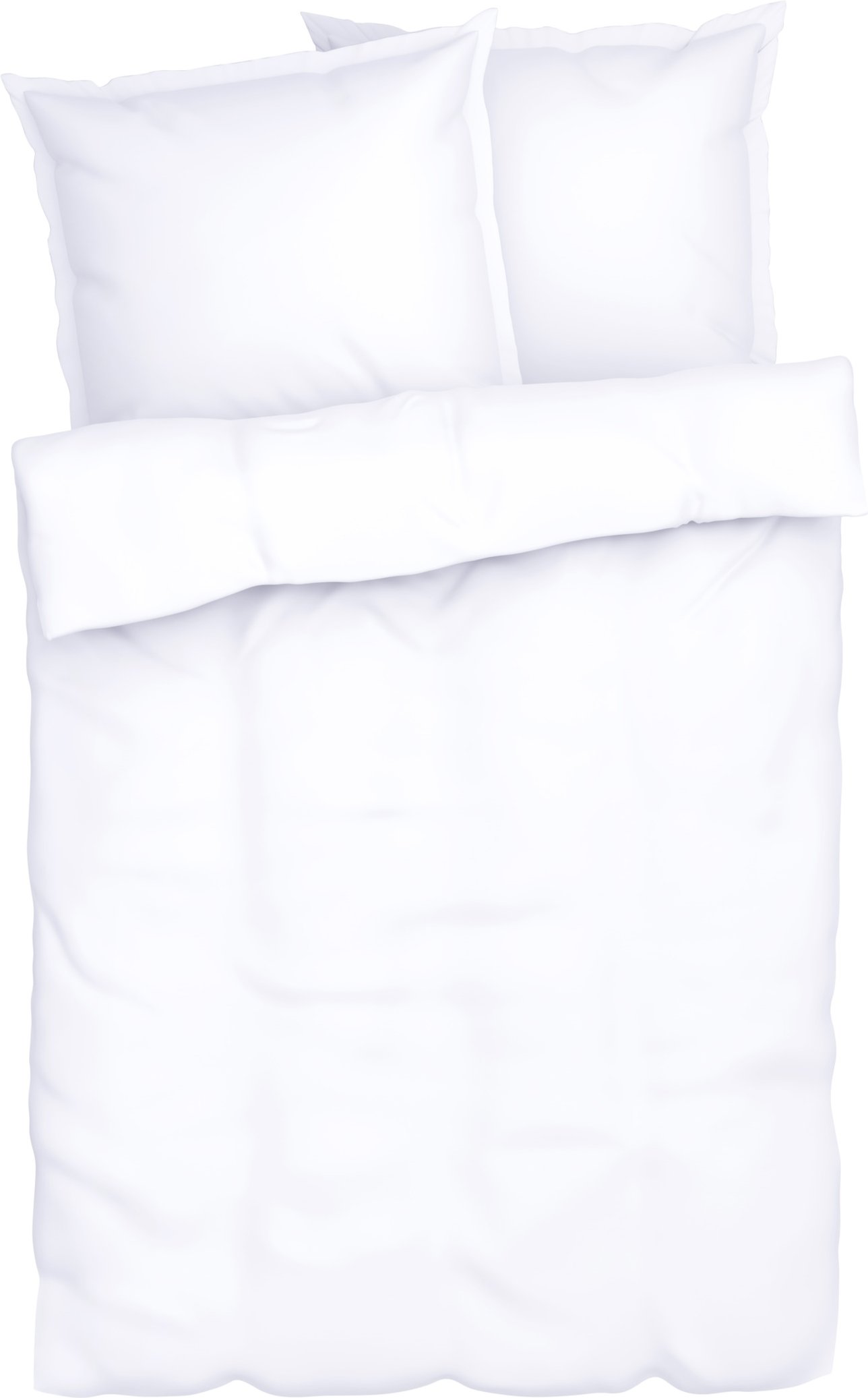 LIVARNO home Lyocell-Satin-Bettwäsche, 200 x 220 cm (Weiß)