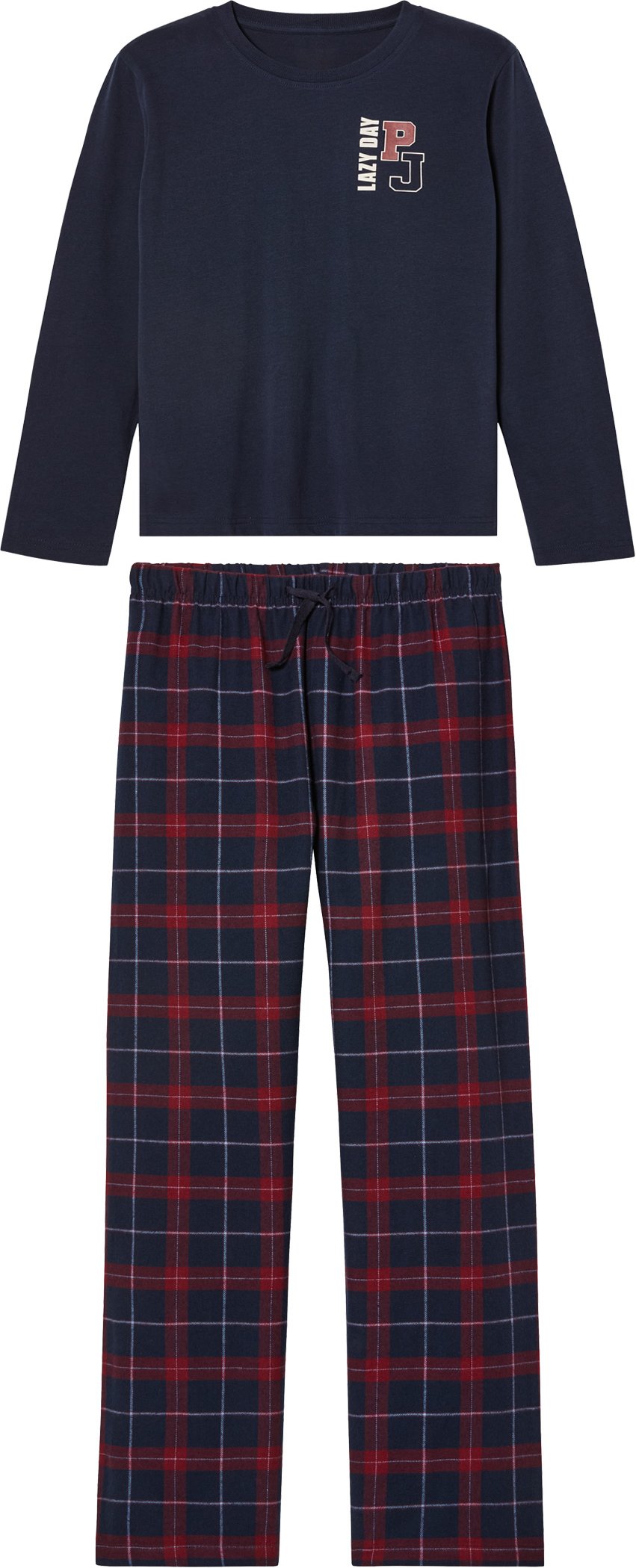 pepperts!® Kinder Jungen Pyjama (Navy, 134/140)