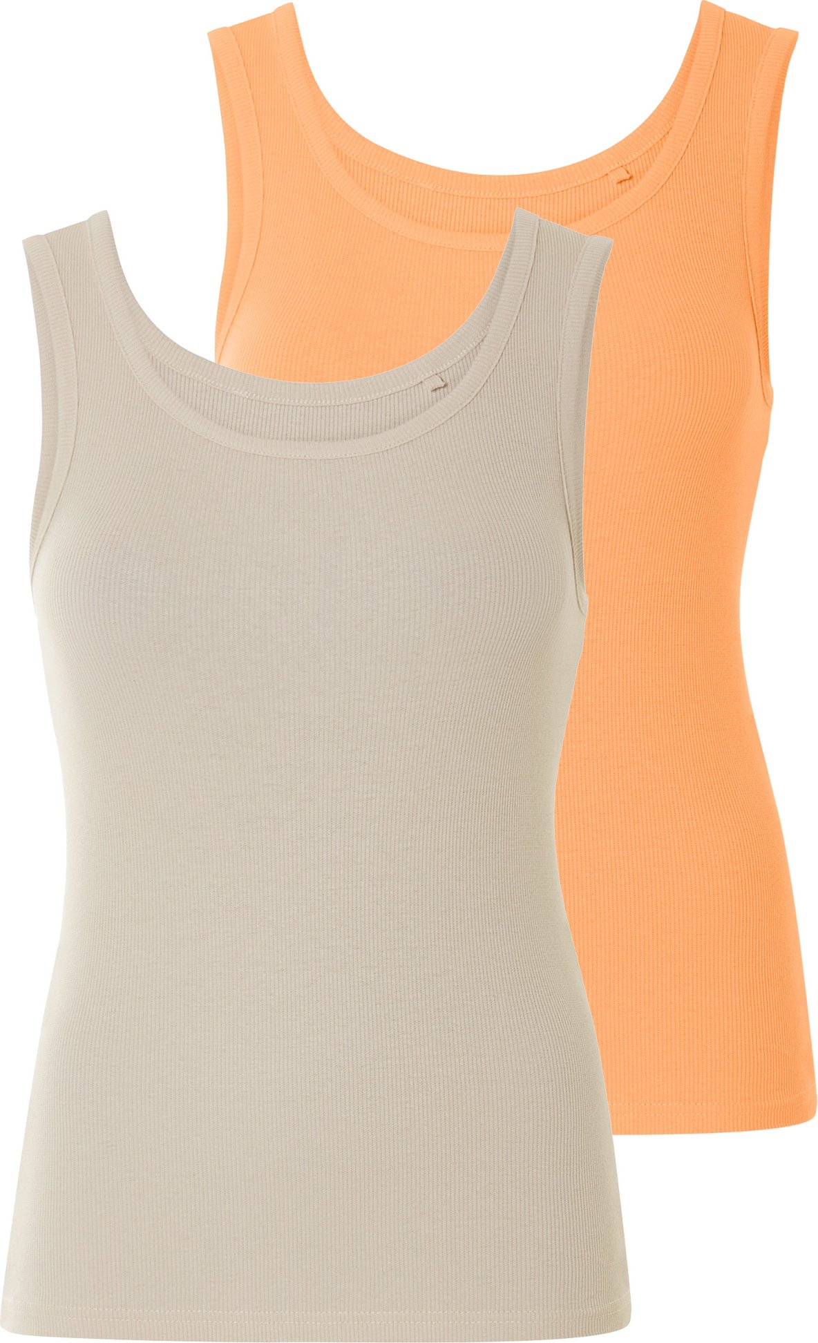 Thumbnail - esmara® Damen Top (orange/grau, XS(32/34))