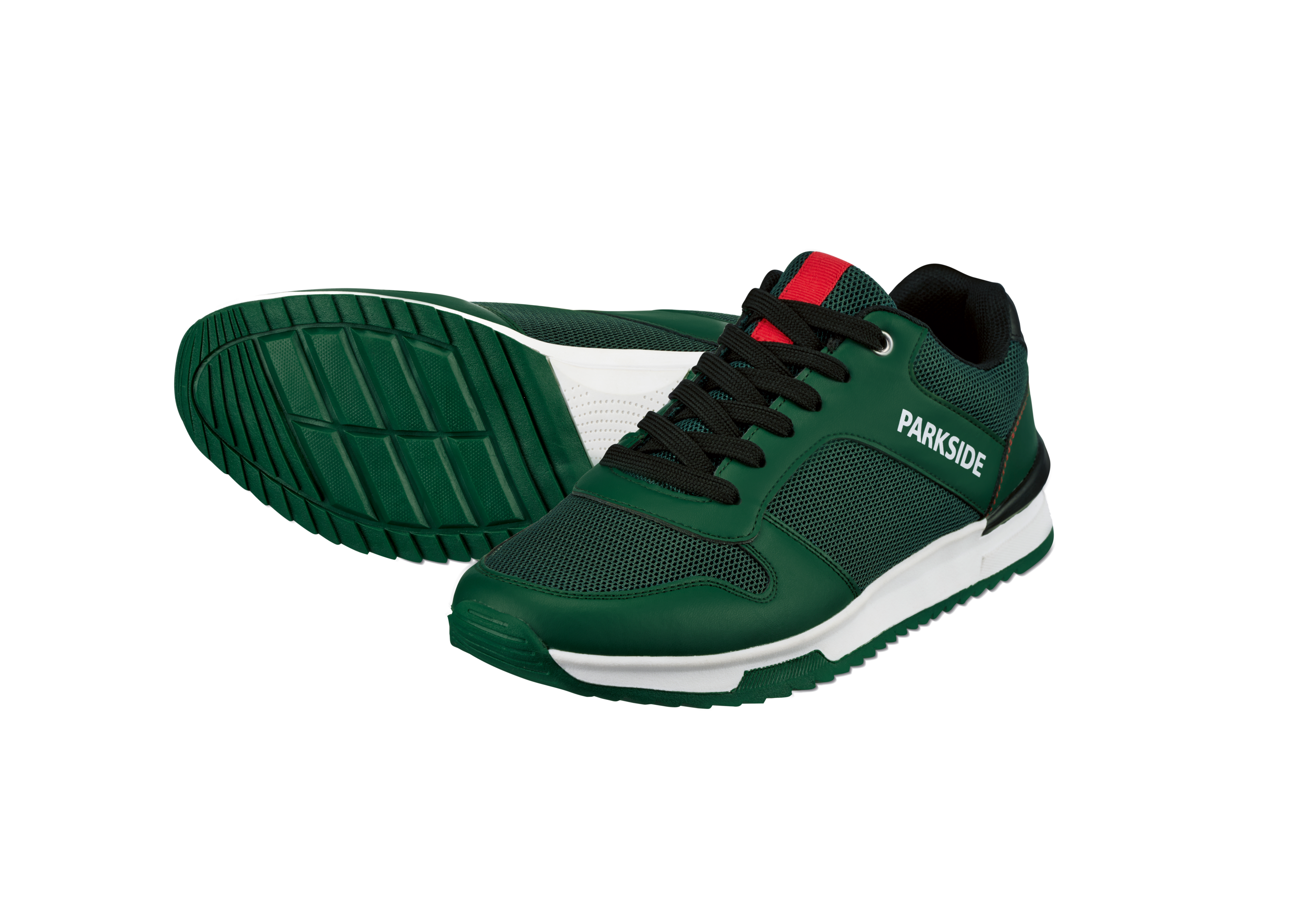Thumbnail - PARKSIDE® Herren-Sneaker, mit komfortabler Zungen- und Schaftrandpolsterung (Grün, 43)