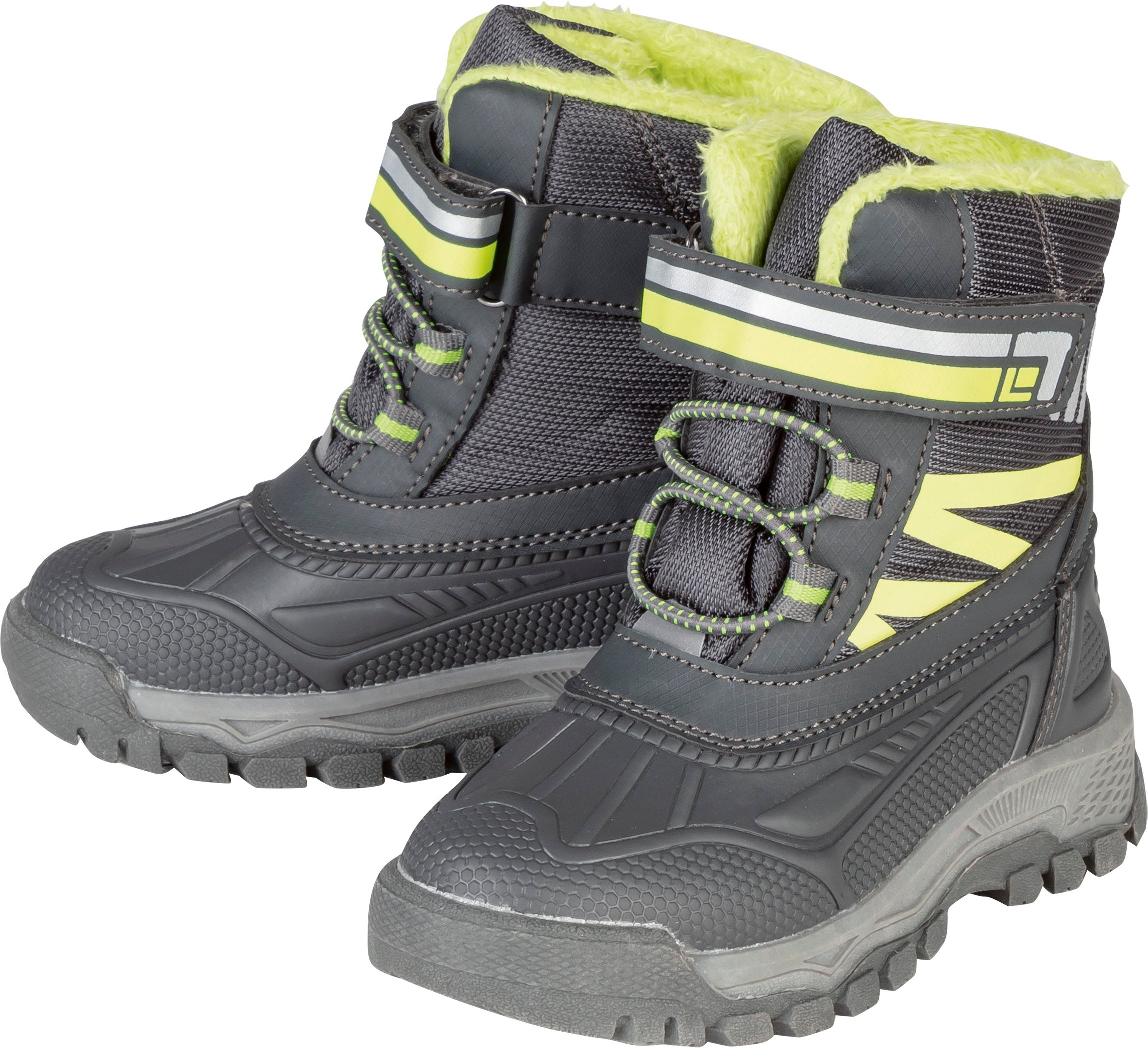 Thumbnail - lupilu® Kleinkinder Jungen Winterstiefel (Dunkelgrau, 25)