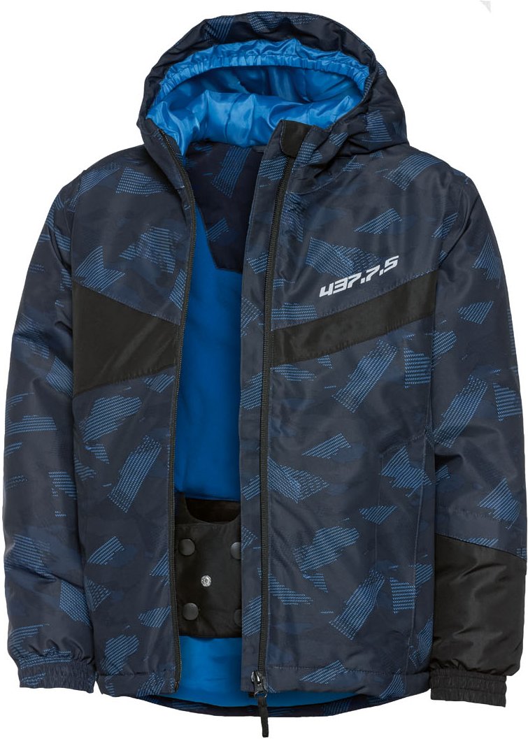 CRIVIT Jungen Skijacke (Schwarz, 134/140)