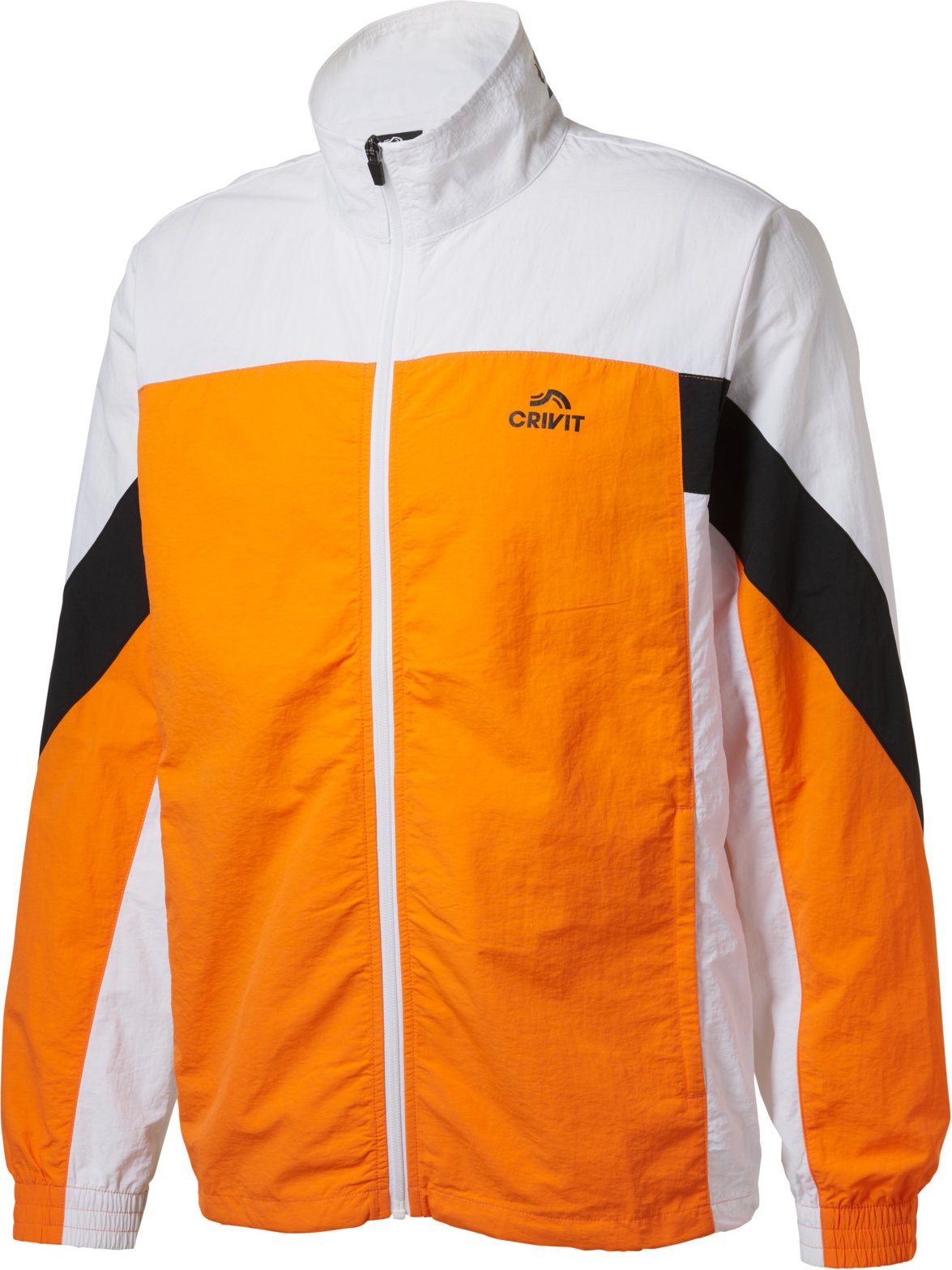 CRIVIT Herren Funktionsjacke (weiß/orange, L(52/54))