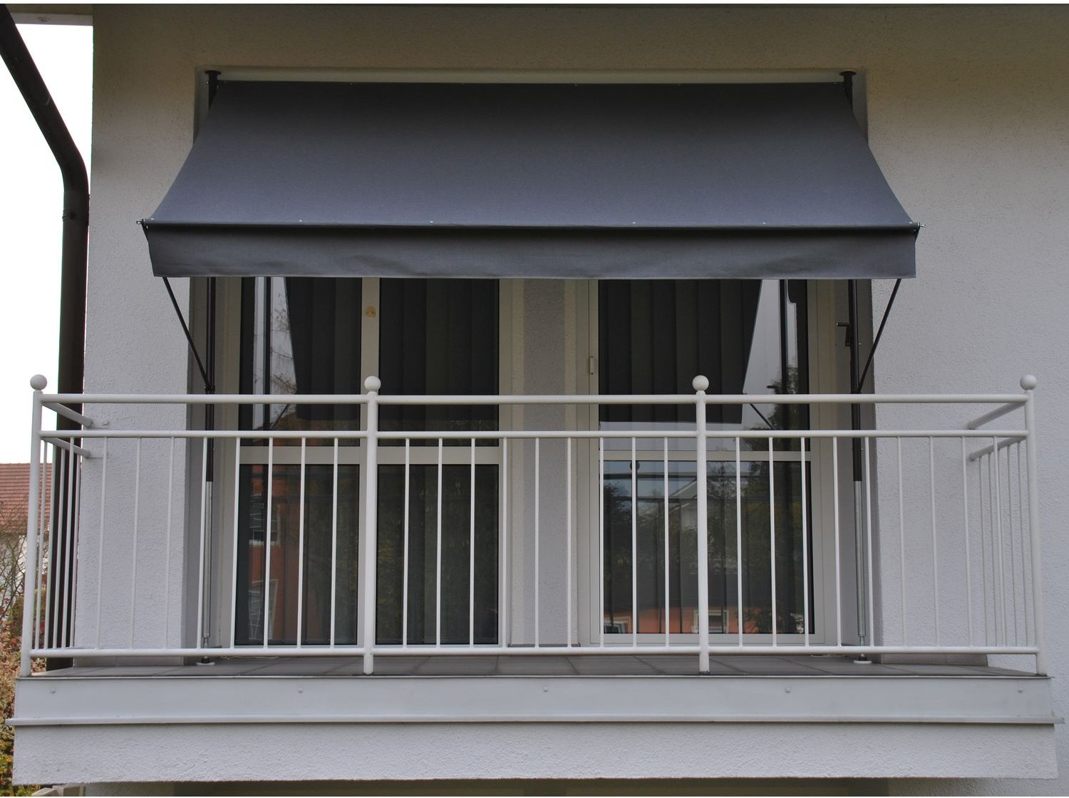 Angerer Klemmmarkise (Dunkelgrau, 300 cm breit)