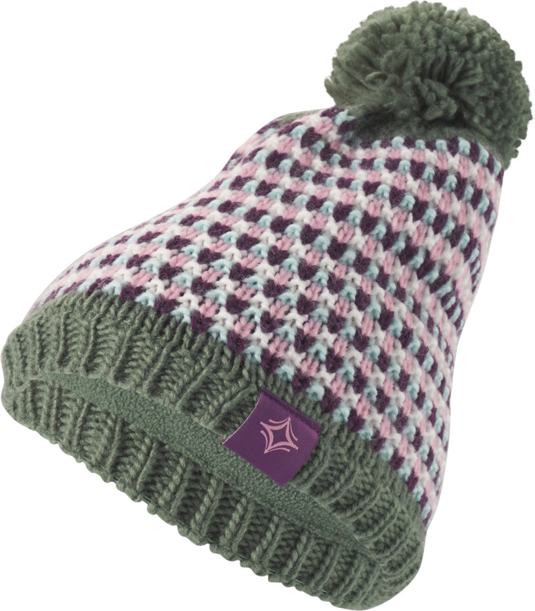 CRIVIT Kinder Mütze Strick Sport (Grün, 134/146)