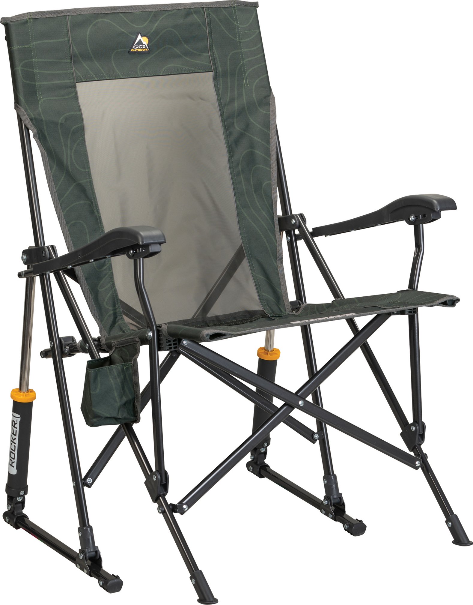 Thumbnail - GCI Campingstuhl mit Schaukelfunktion (Hunter Topo)