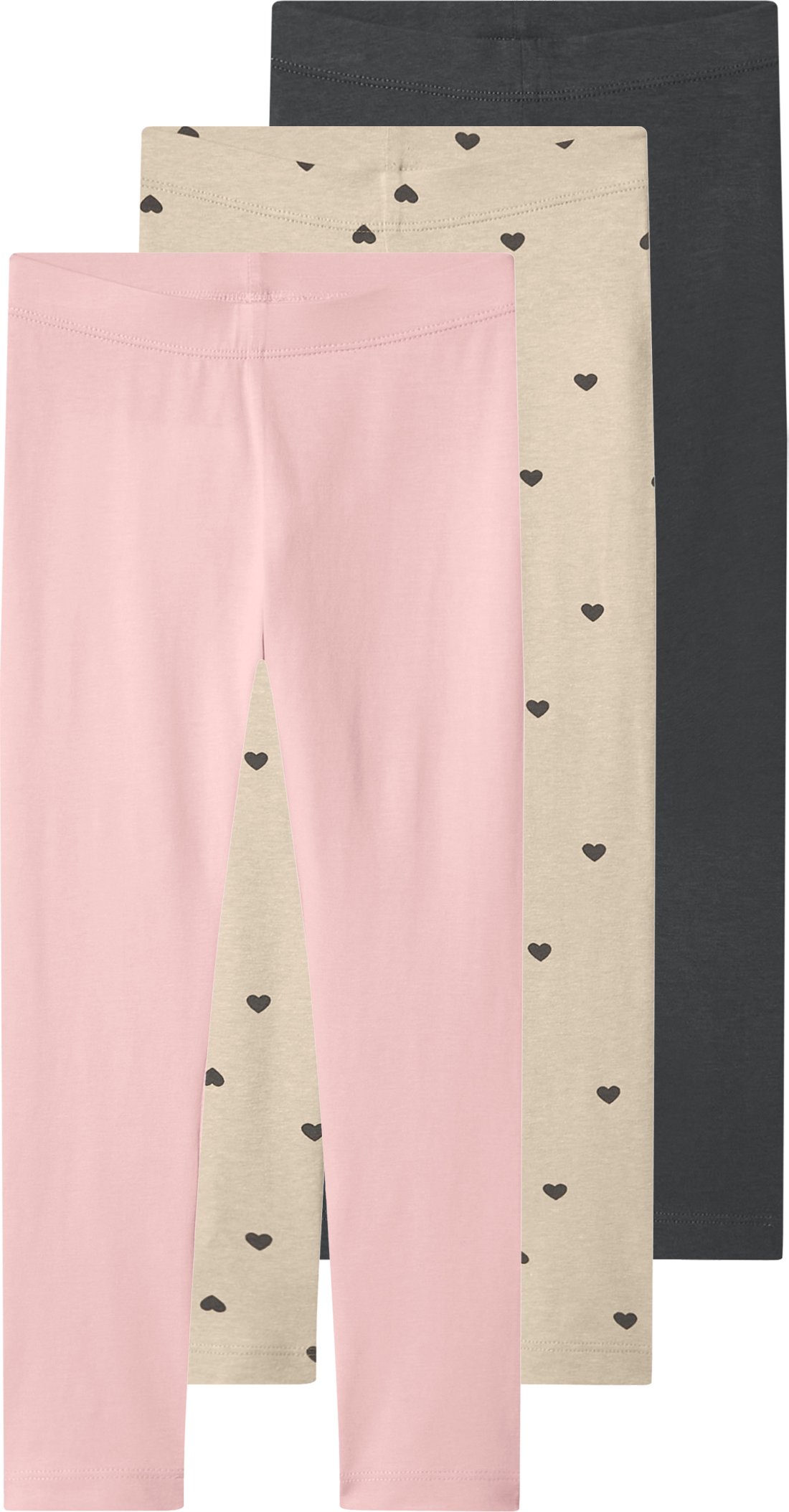 lupilu® Kleinkinder Mädchen Leggings 3er (Beige, 110/116)