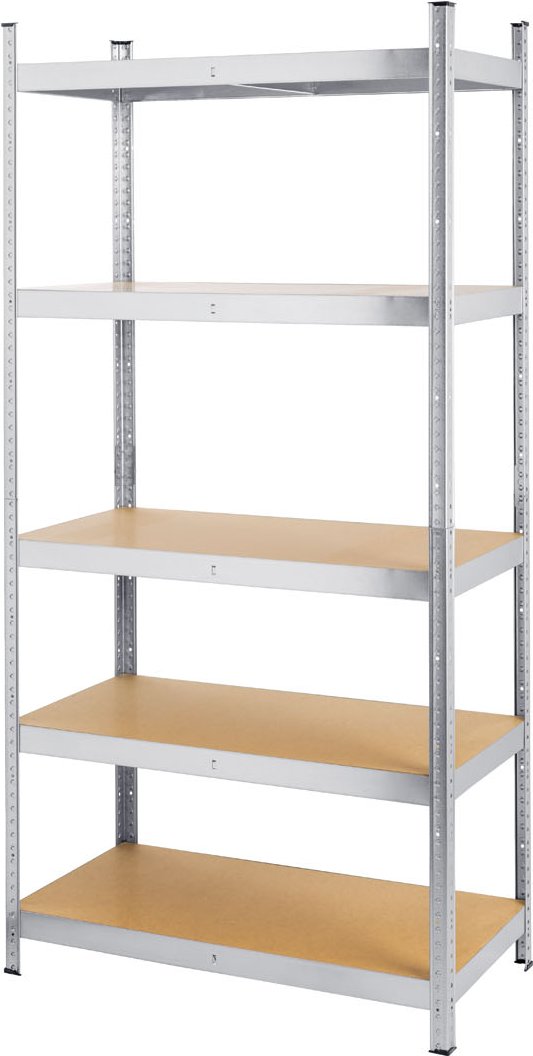 PARKSIDE® Schwerlastregal, verzinkter Stahl, 180 x 90 x 45 cm