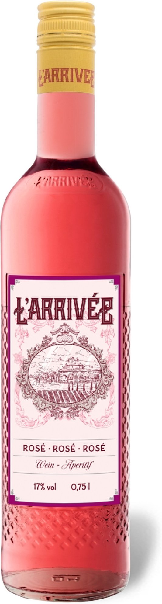 L´arrivée rosé 17% Vol
