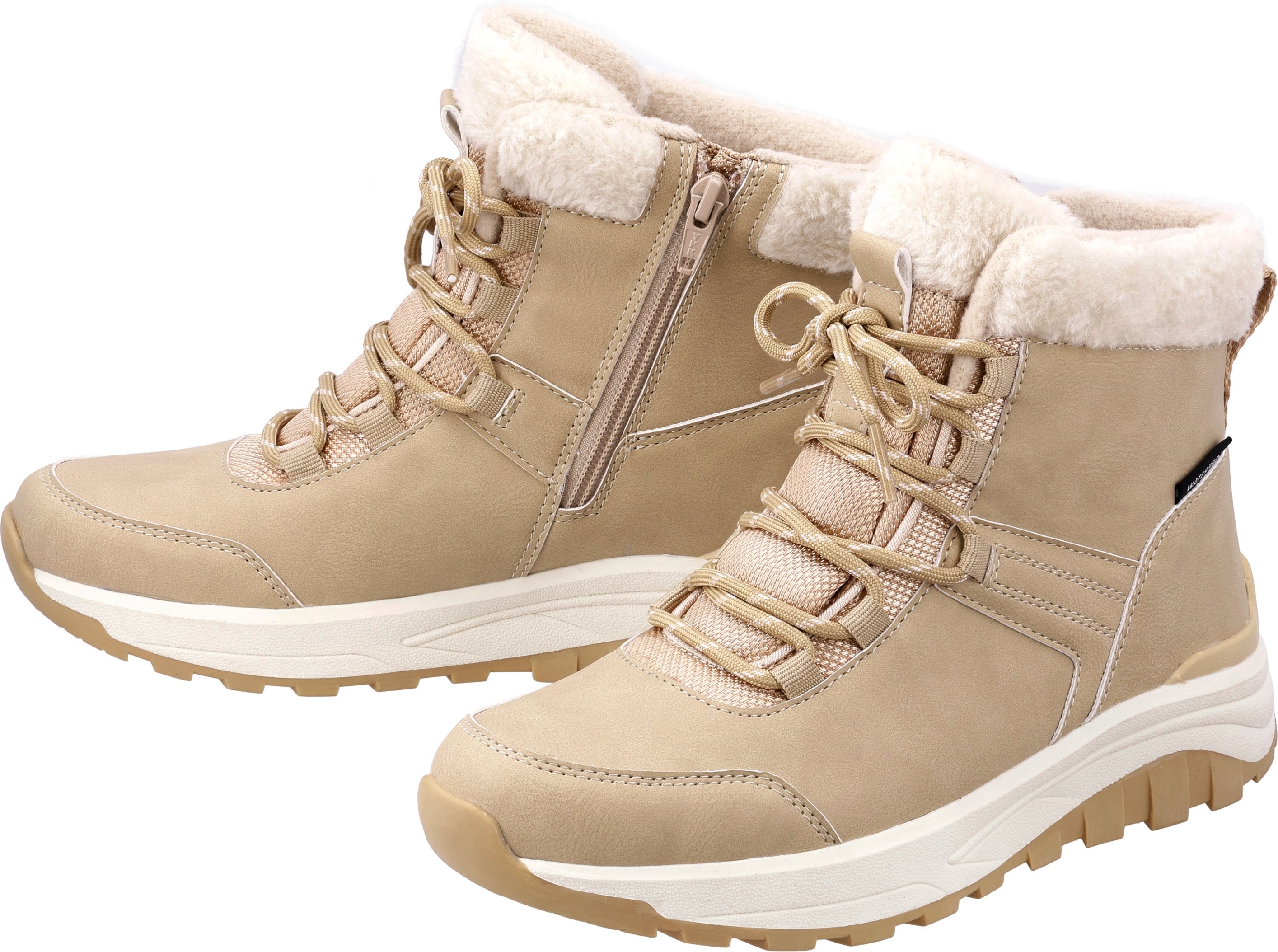 esmara® Damen Winterstiefel  (Beige, 37)