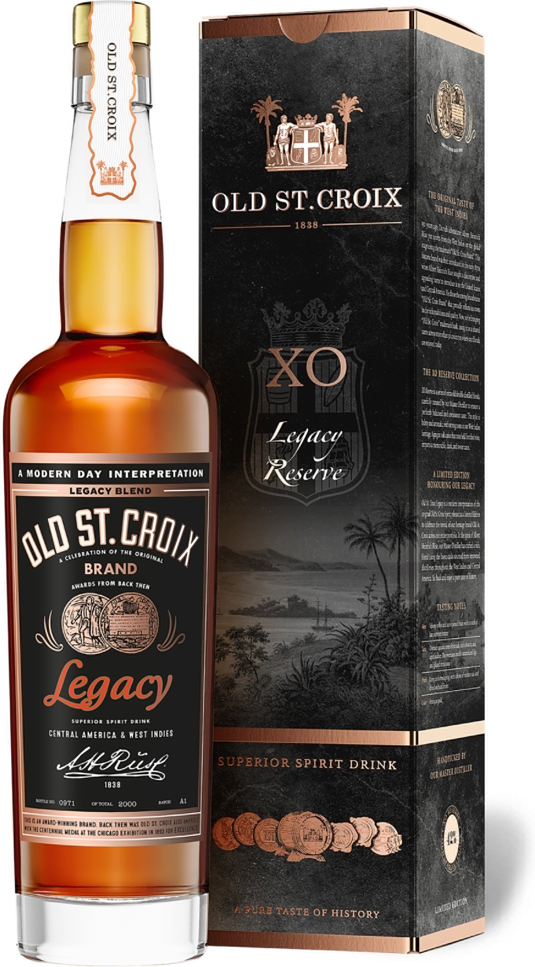 Old St. Croix XO Legacy Reserve 42% Vol