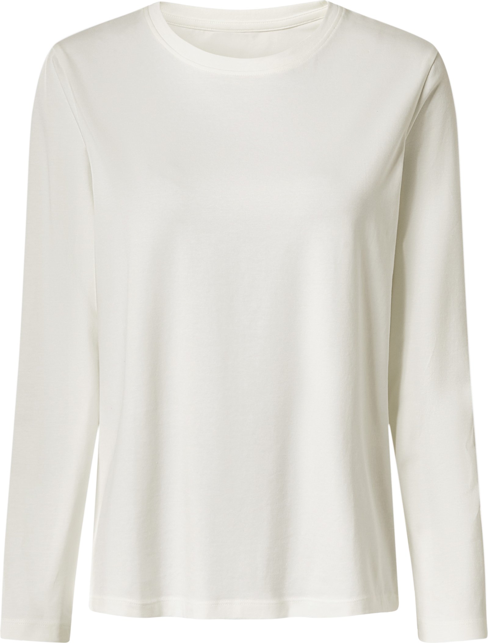 esmara® Damen Langarmshirt (Weiß, M(40/42))