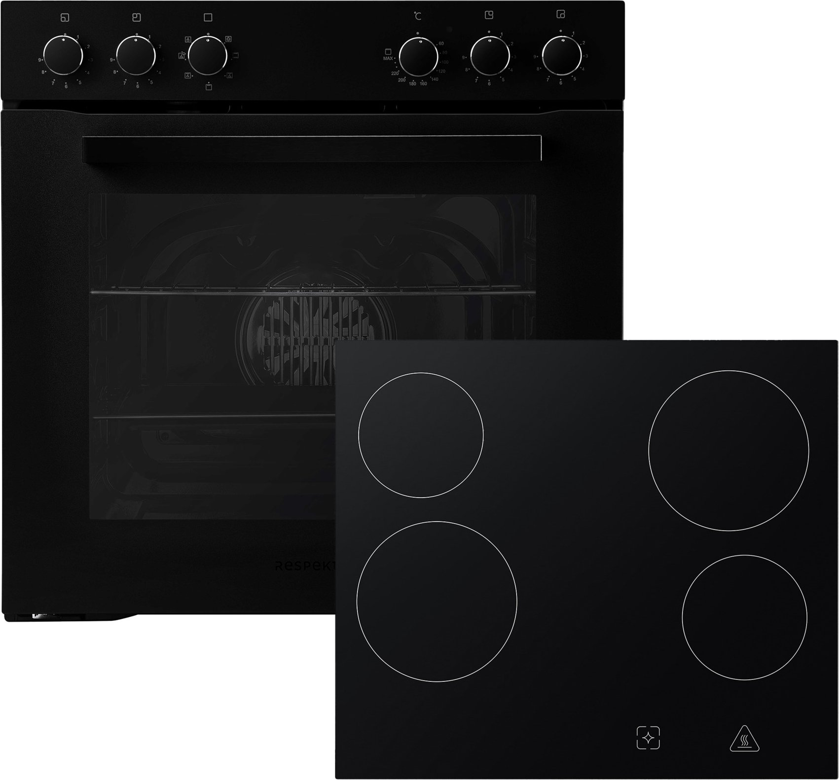 Respekta Einbauherd-Set