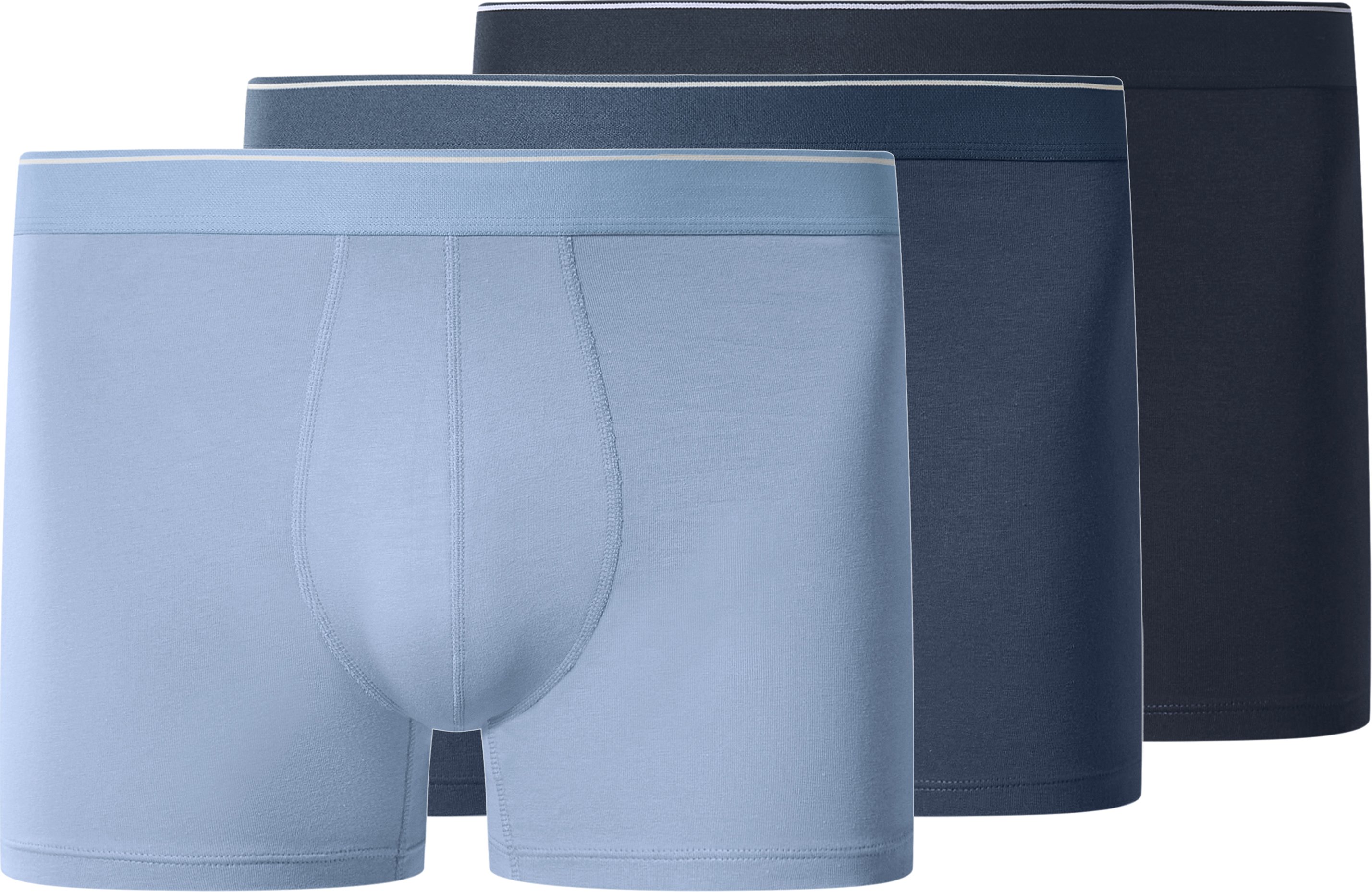 esmara Men Herren Boxer, 3 Stück (navy/dunkelblau/hellblau, 10/4XL)