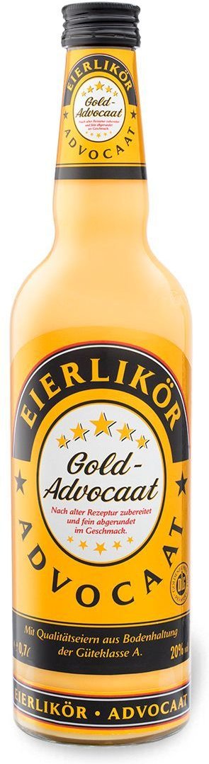 Gold-Advocaat Eierlikör 20% Vol - Mindestbestellmenge 3