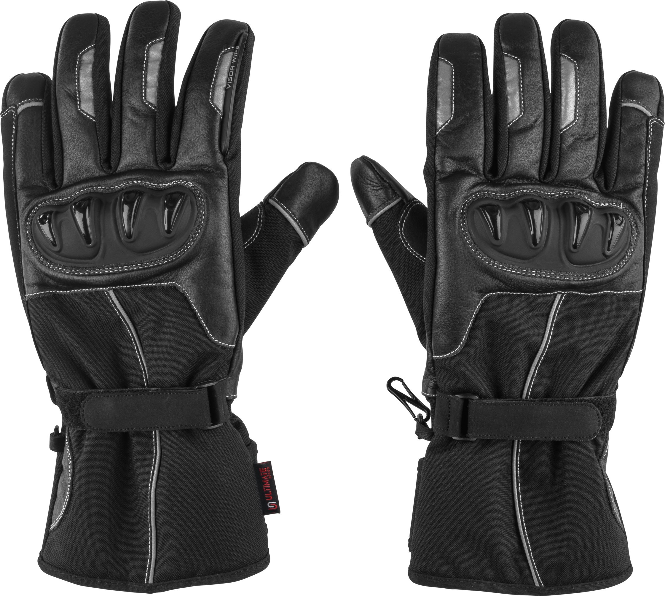 ULTIMATE SPEED® Damen/Herren Handschuhe Motorrad schwarze (8)