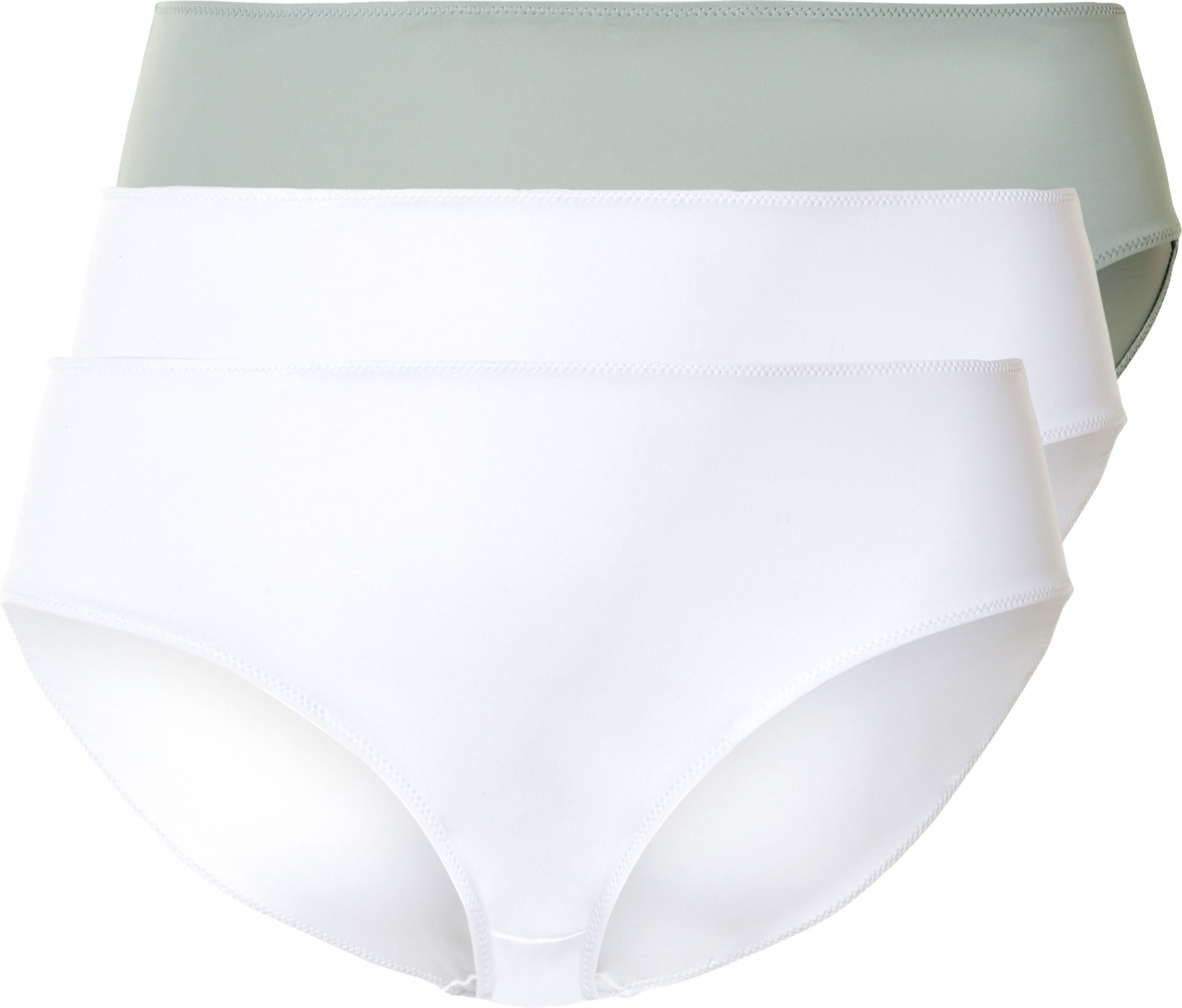 esmara® 3 Paar Damen Slips (XL (48/50), mint/weiß)
